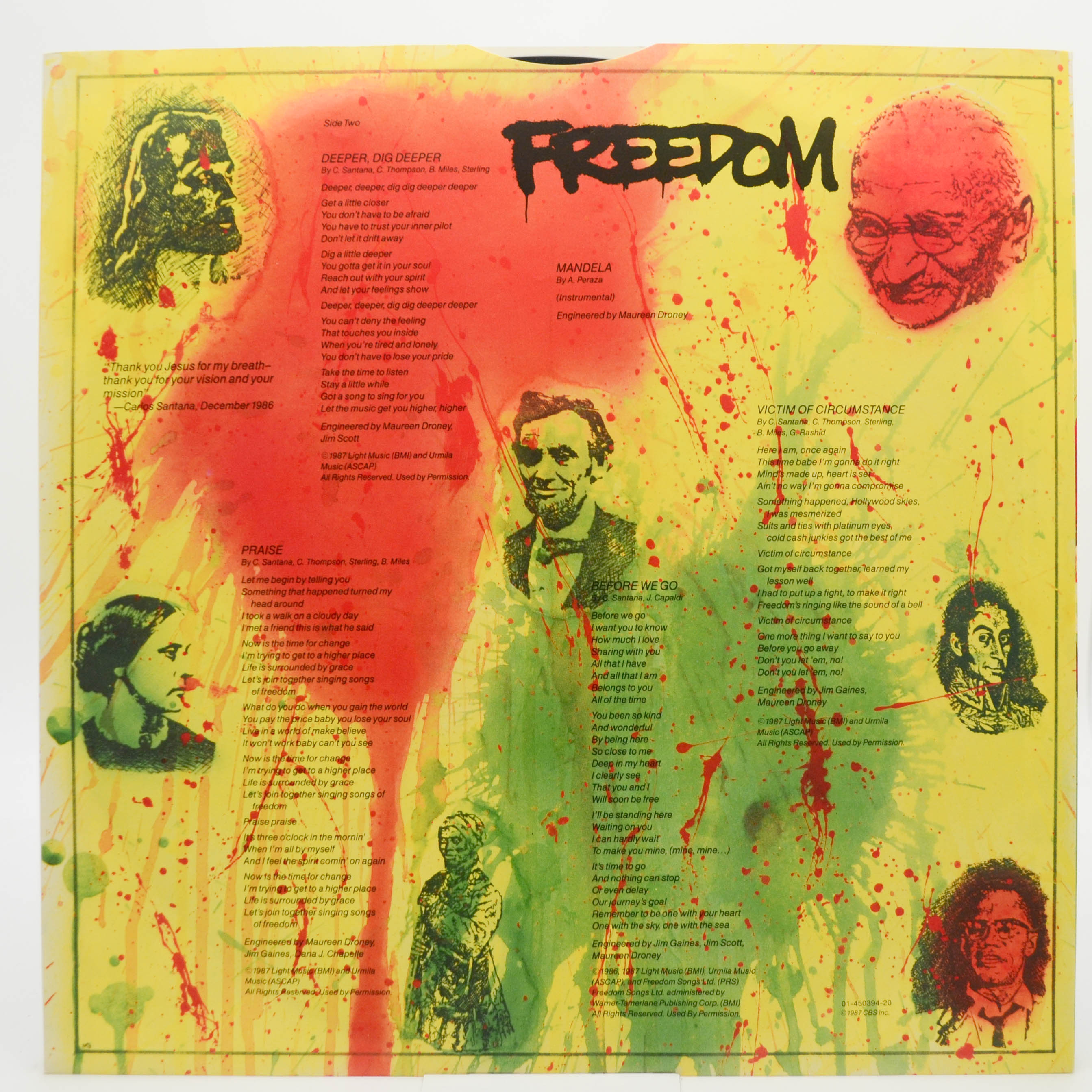 Santana — Freedom, 1987