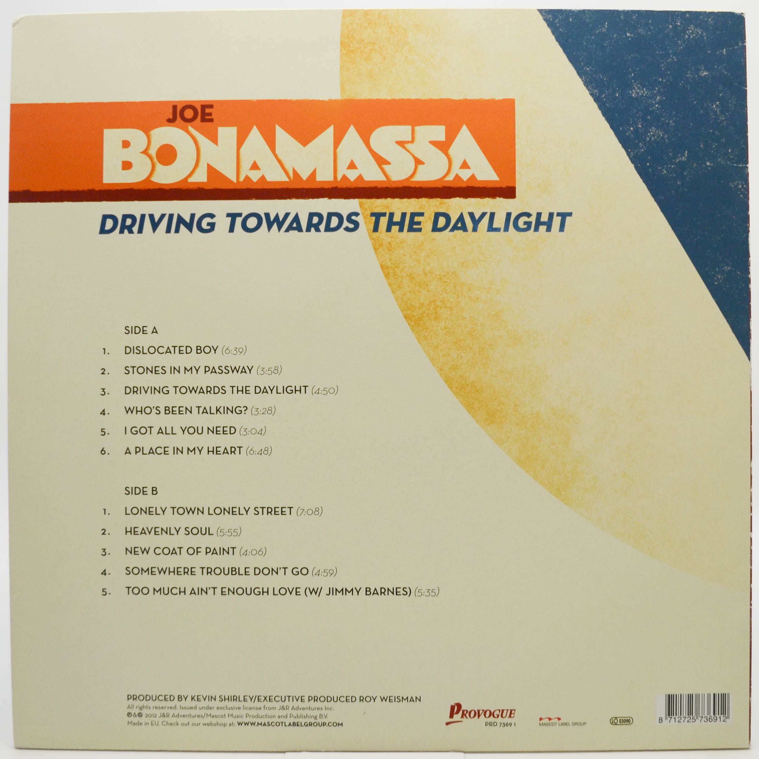 Joe Bonamassa — Driving Towards The Daylight, 2012