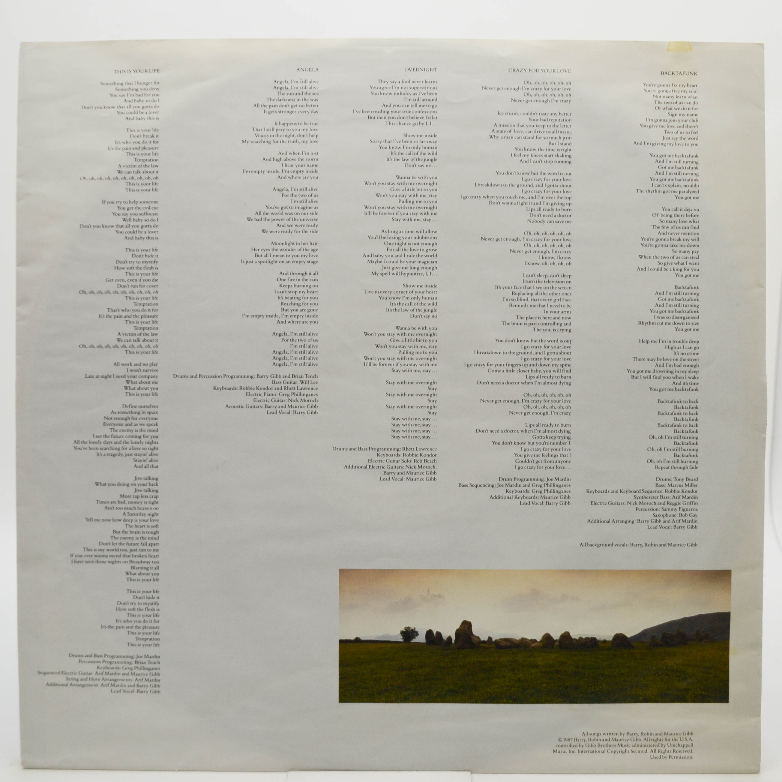 Bee Gees — E·S·P, 1987