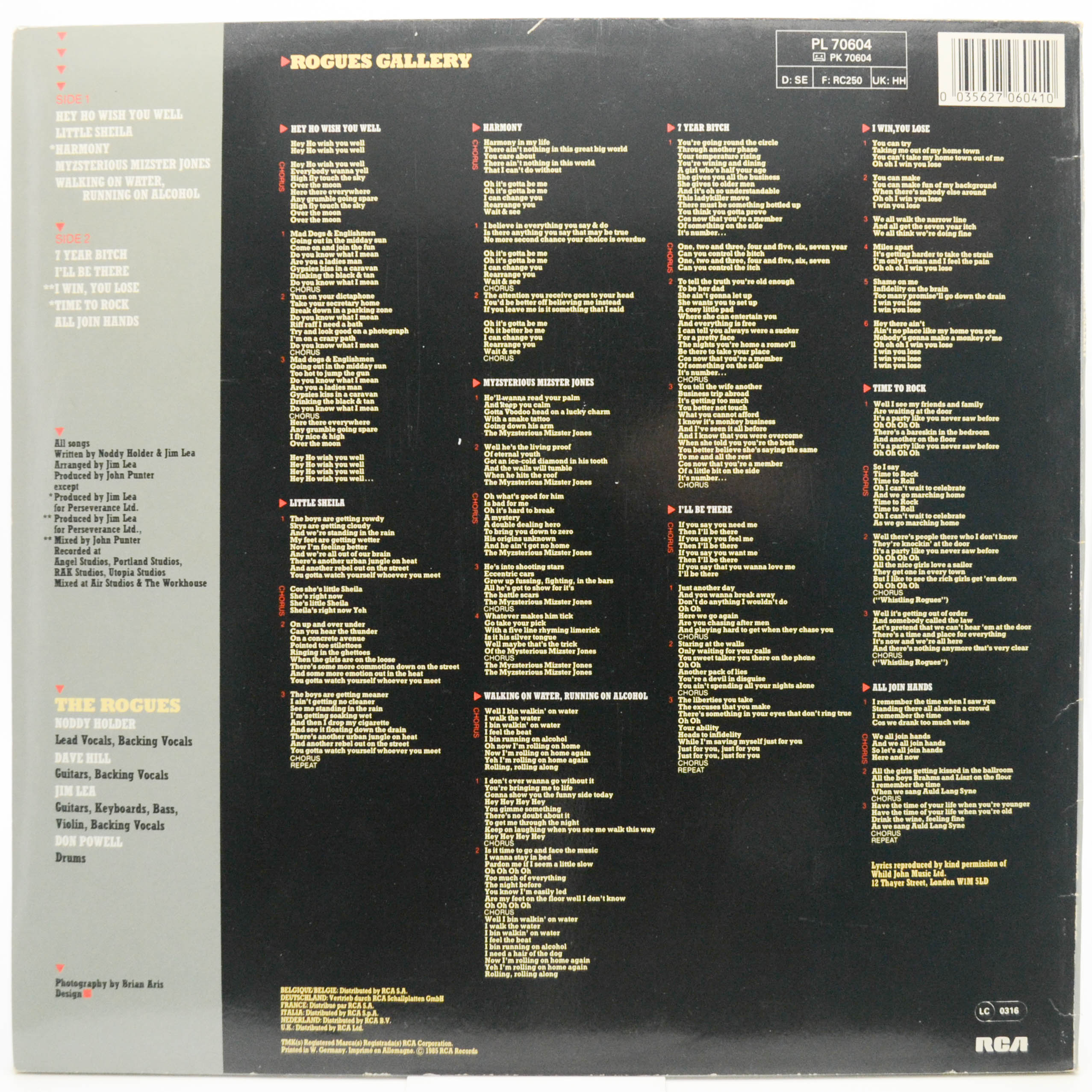 Slade — Rogues Gallery, 1985