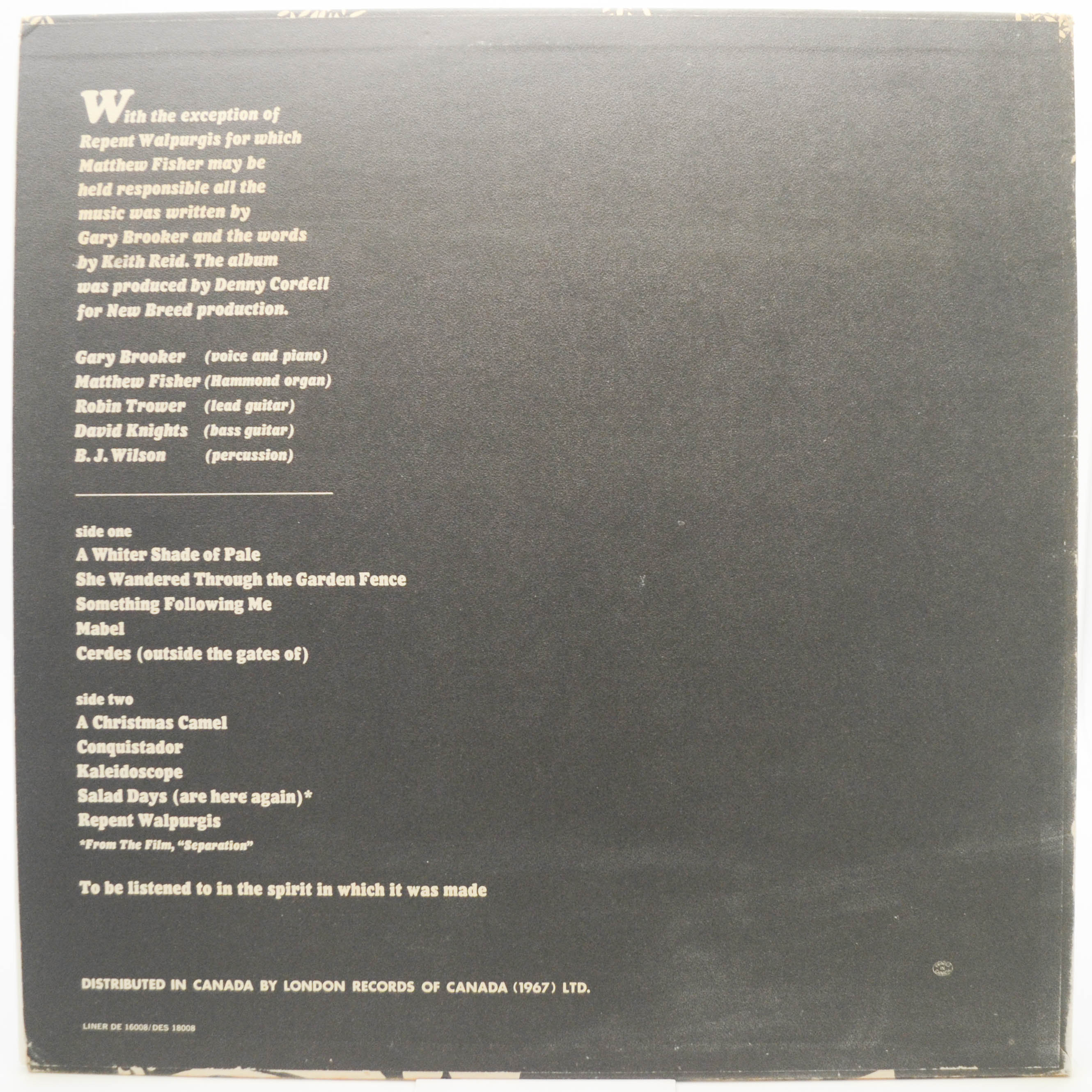 Procol Harum — Procol Harum, 1967