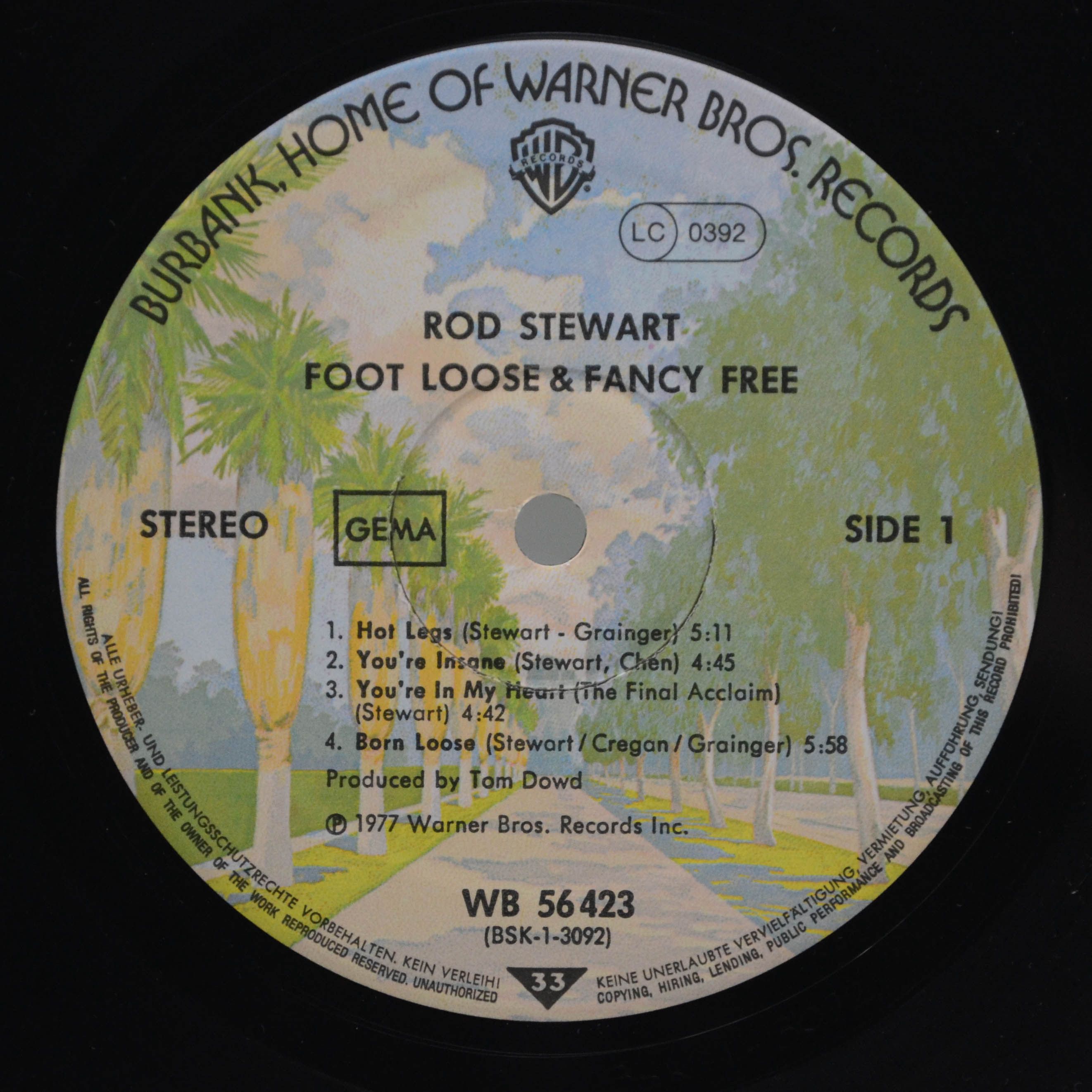 Rod Stewart — Foot Loose & Fancy Free (booklet), 1977