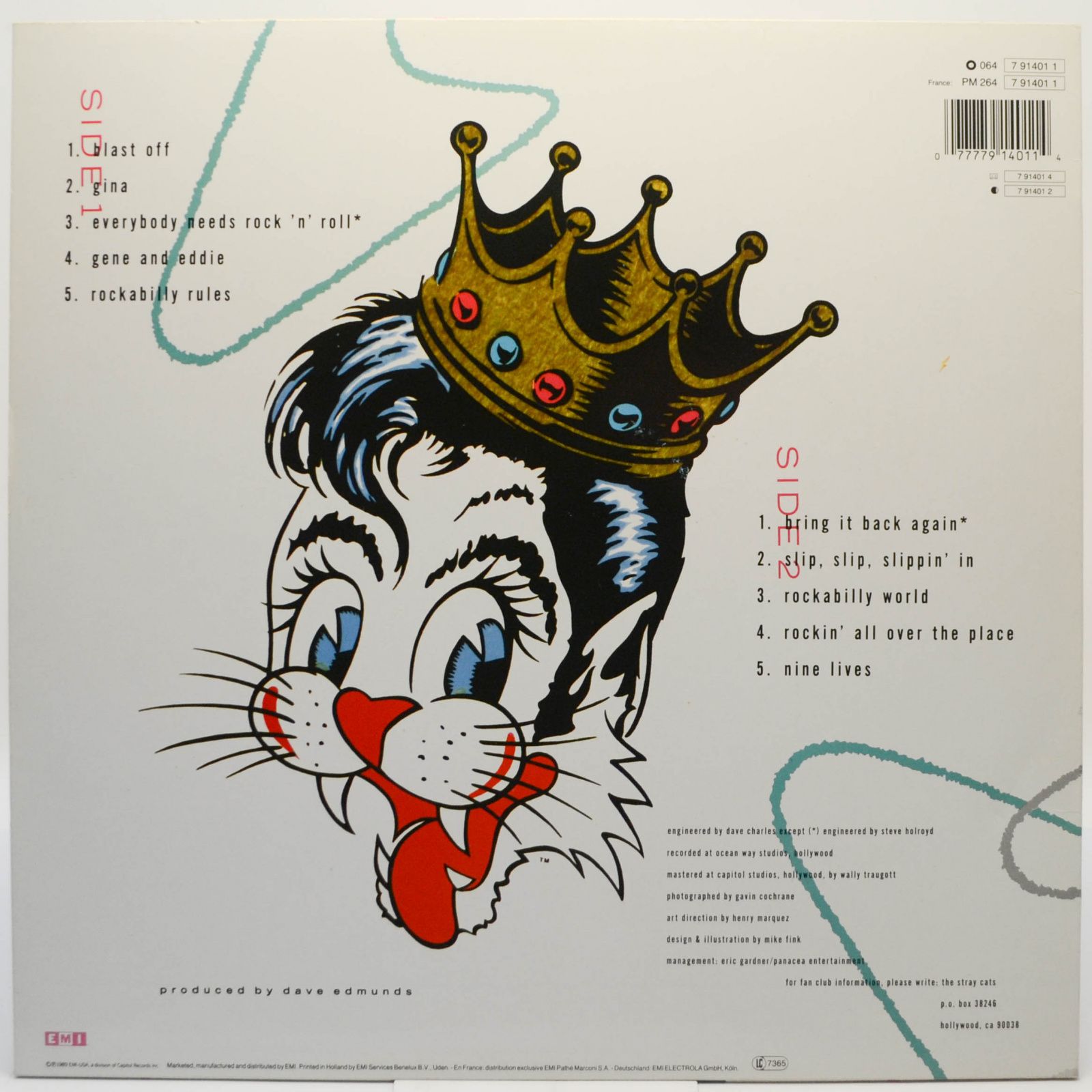 Stray Cats — Blast Off, 1989