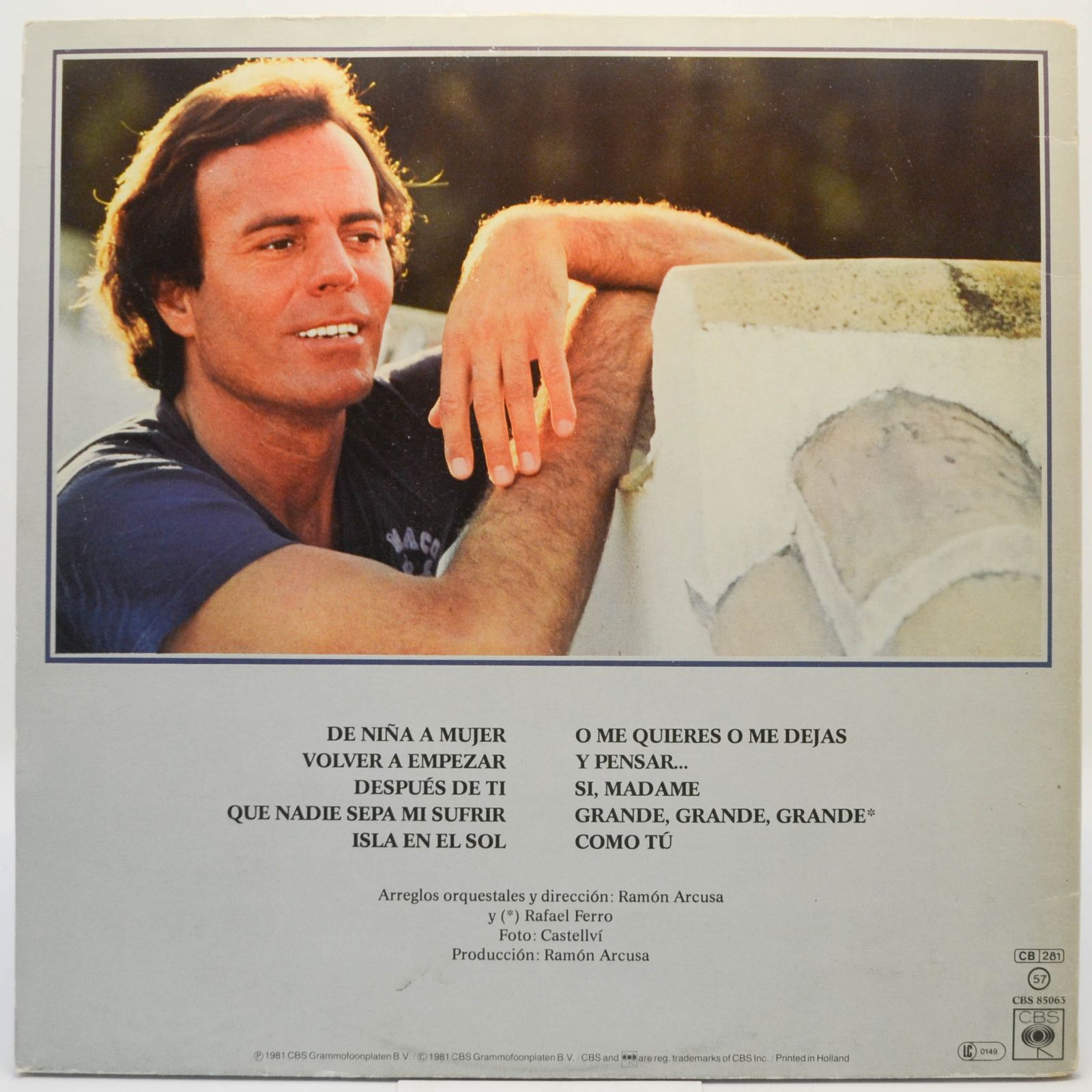 Julio Iglesias — De Niña A Mujer, 1981