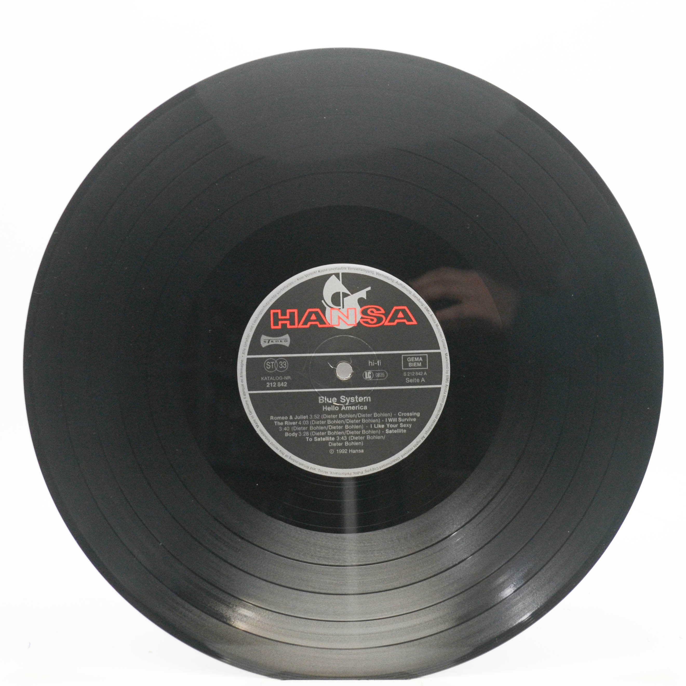 Blue System — Hello America, 1992