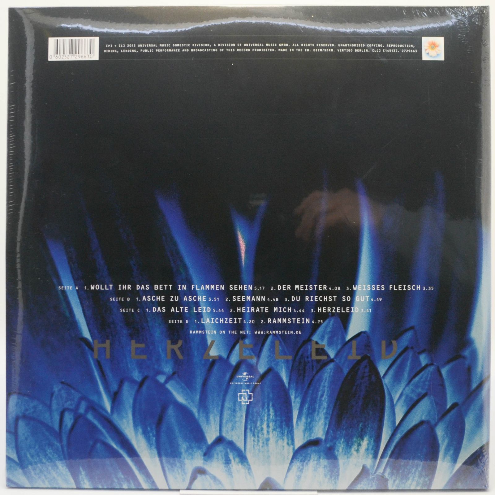 Rammstein — Herzeleid (2LP), 2017