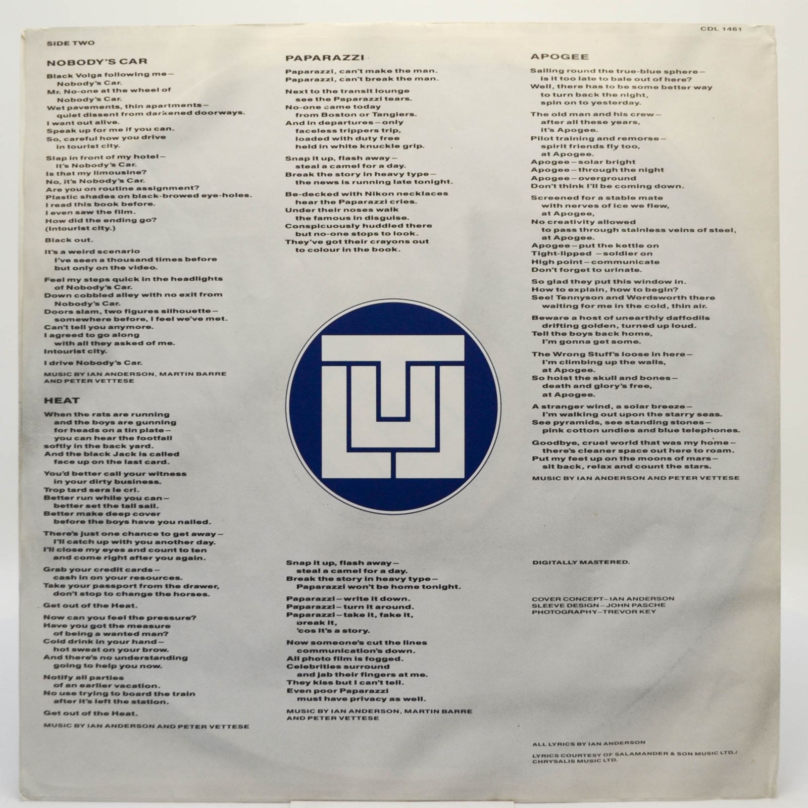 Jethro Tull — Under Wraps, 1984