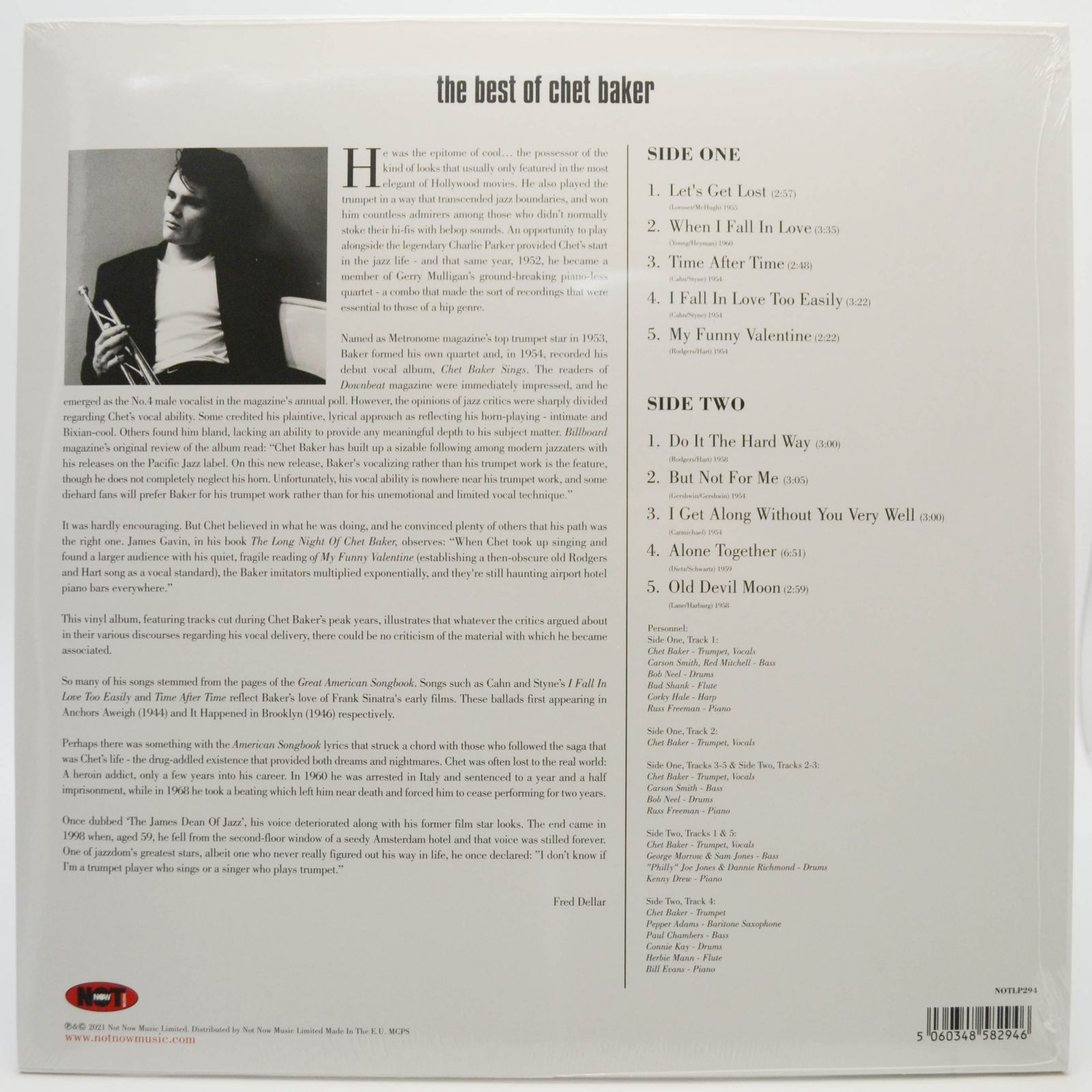 Chet Baker — The Best Of, 2021