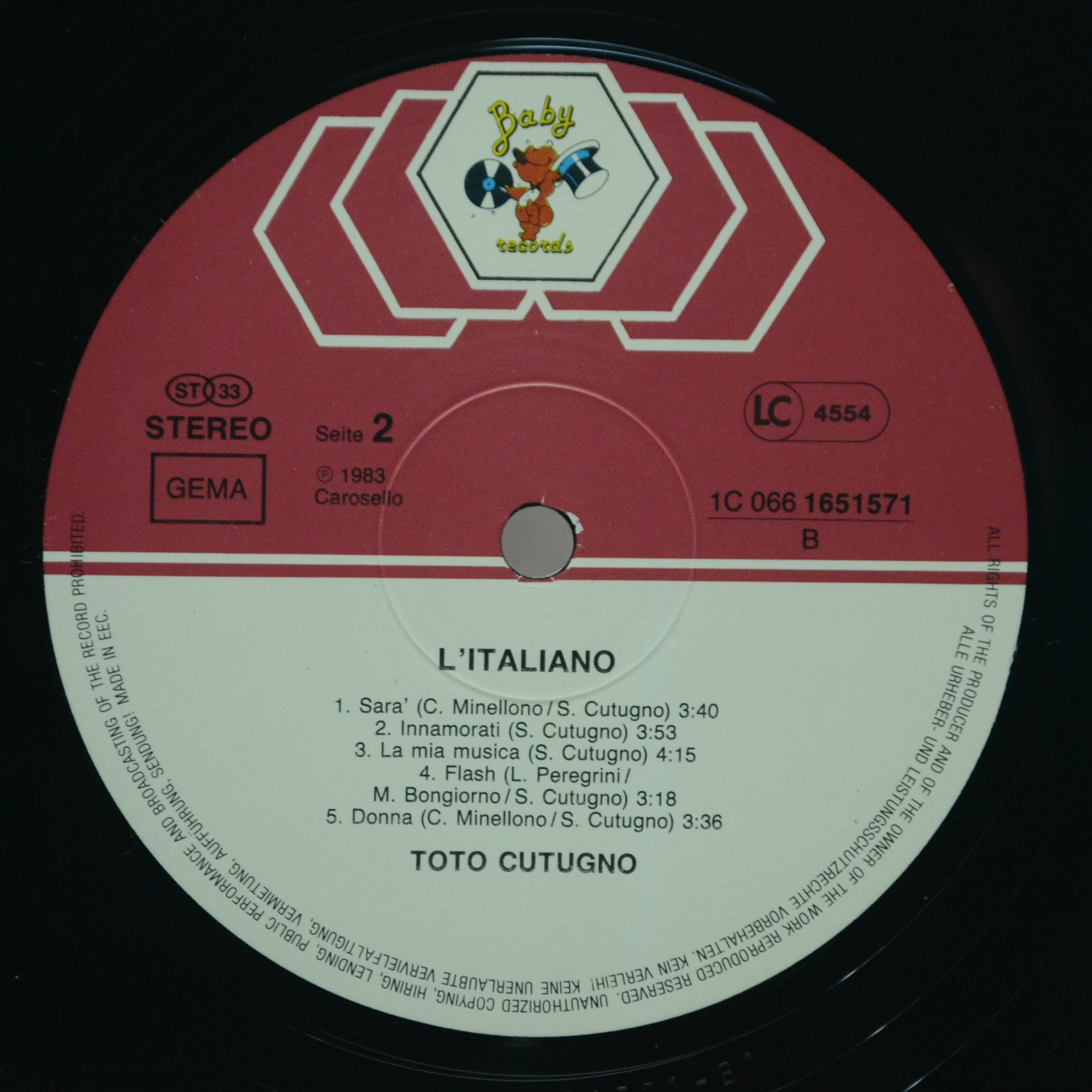 Toto Cutugno — L'Italiano, 1983