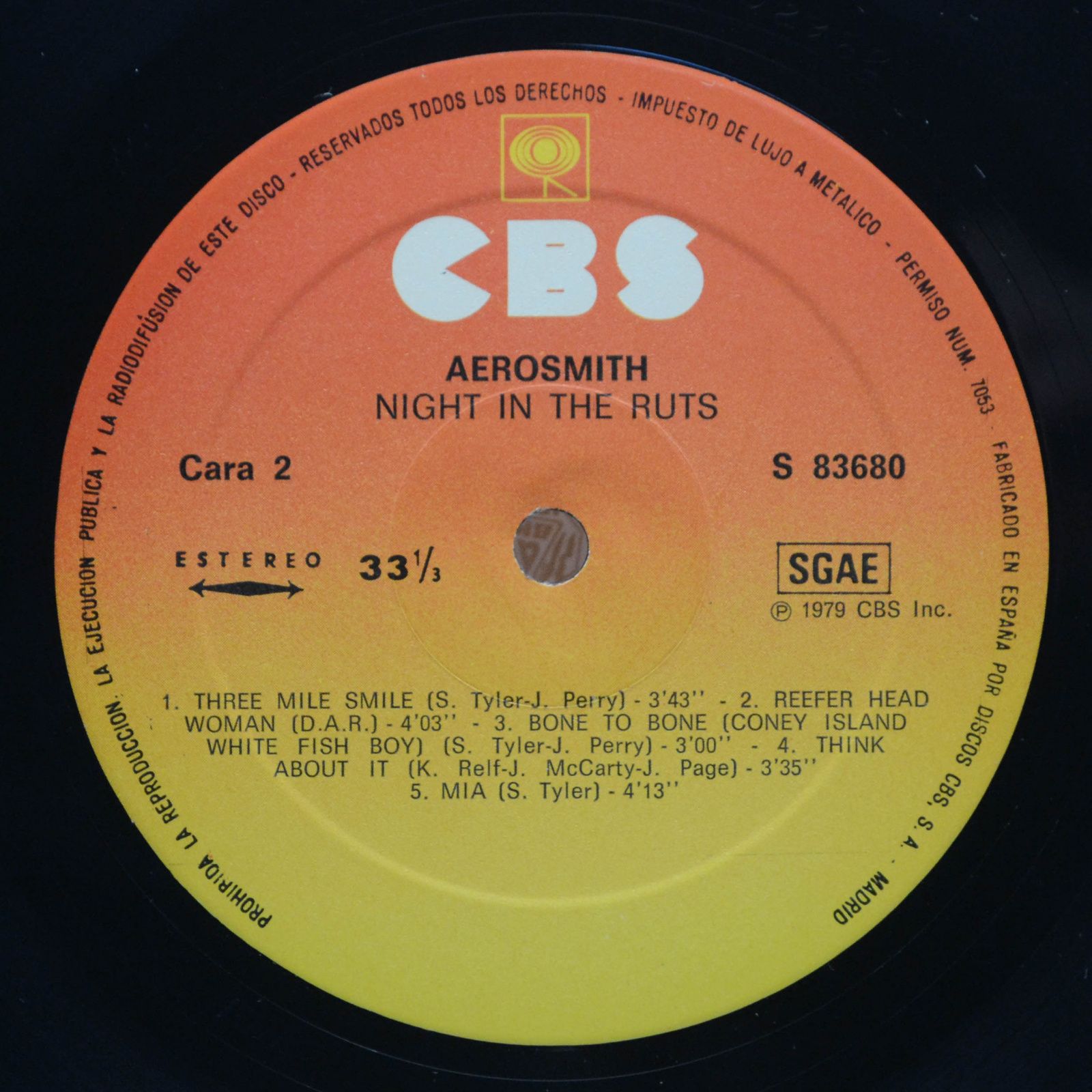 Aerosmith — Night In The Ruts, 1979