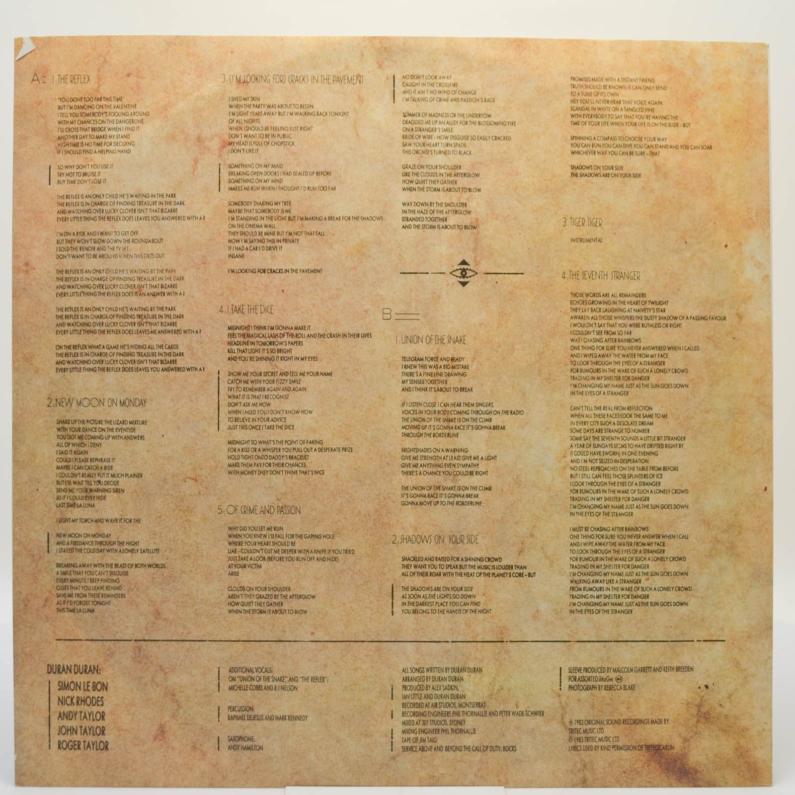 Duran Duran — Seven And The Ragged Tiger, 1983