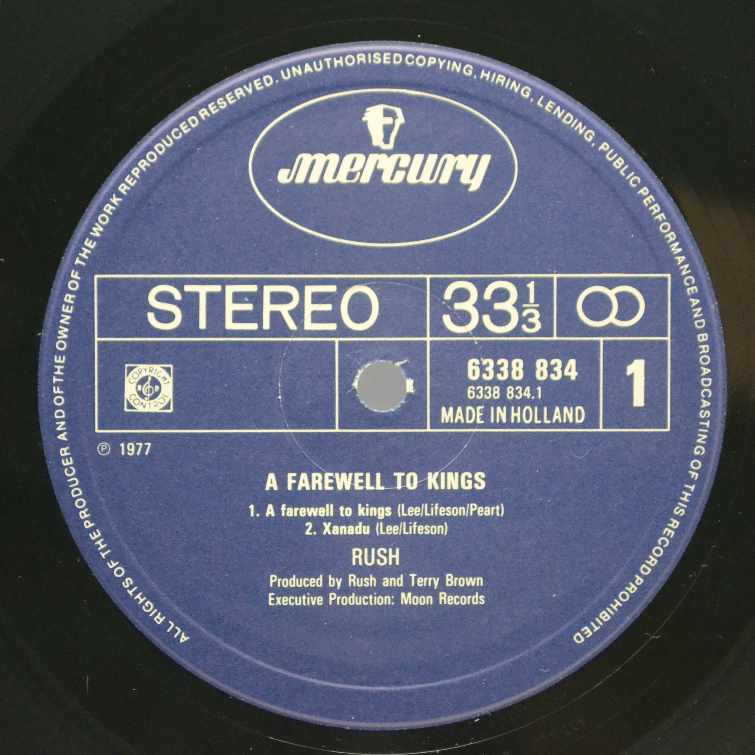 Rush — A Farewell To Kings, 1977