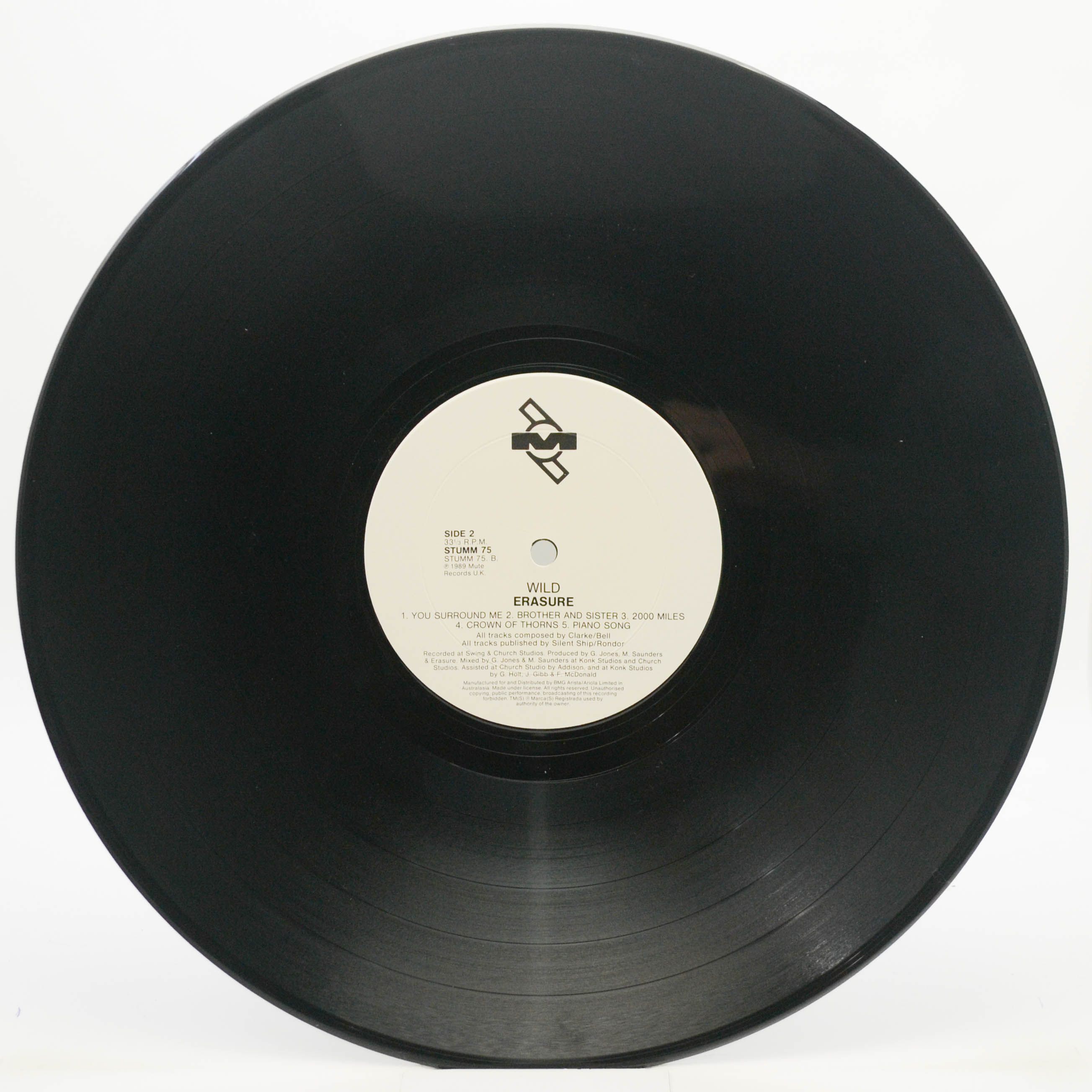 Erasure — Wild (1-st, UK), 1989