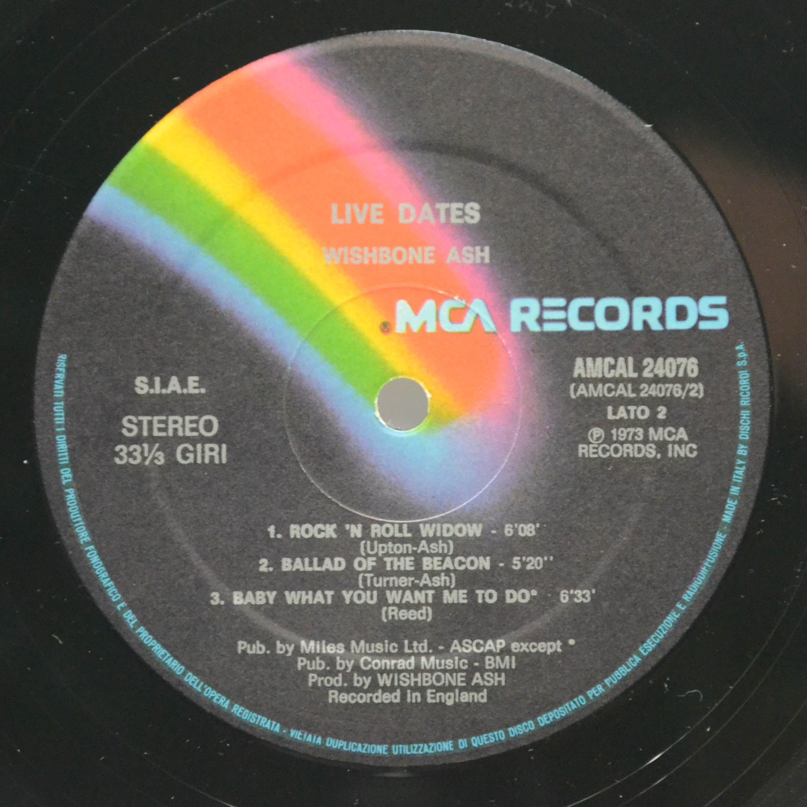 Wishbone Ash — Live Dates (2LP, booklet), 1973
