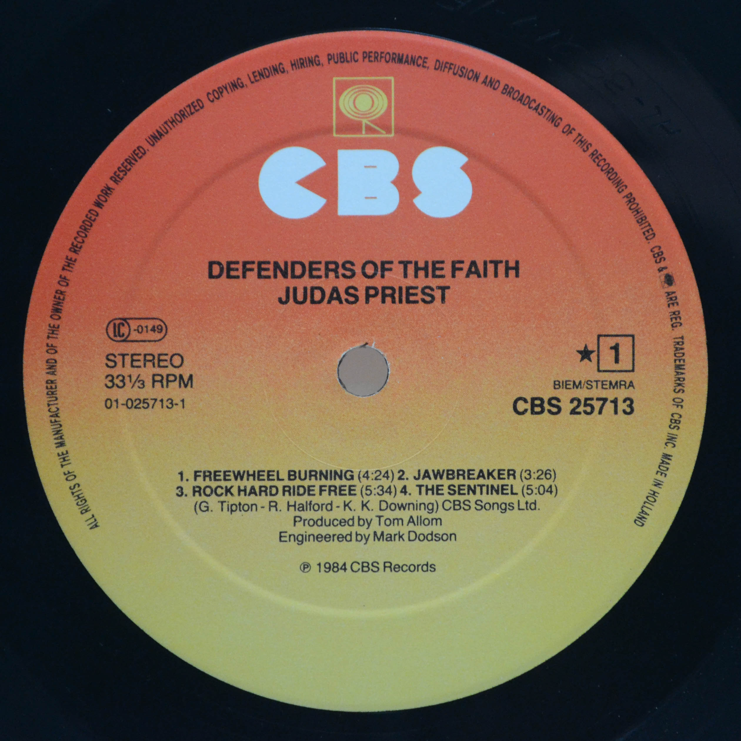 Judas Priest — Defenders Of The Faith, 1984