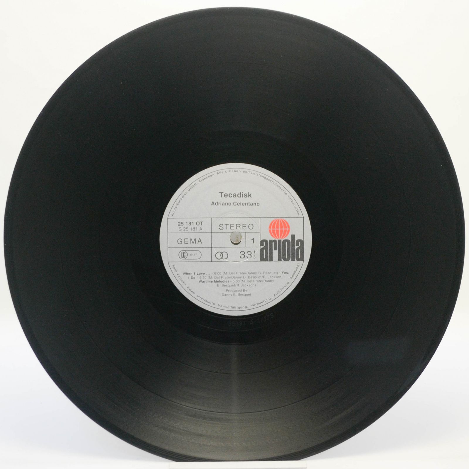 Adriano Celentano — Tecadisk, 1977