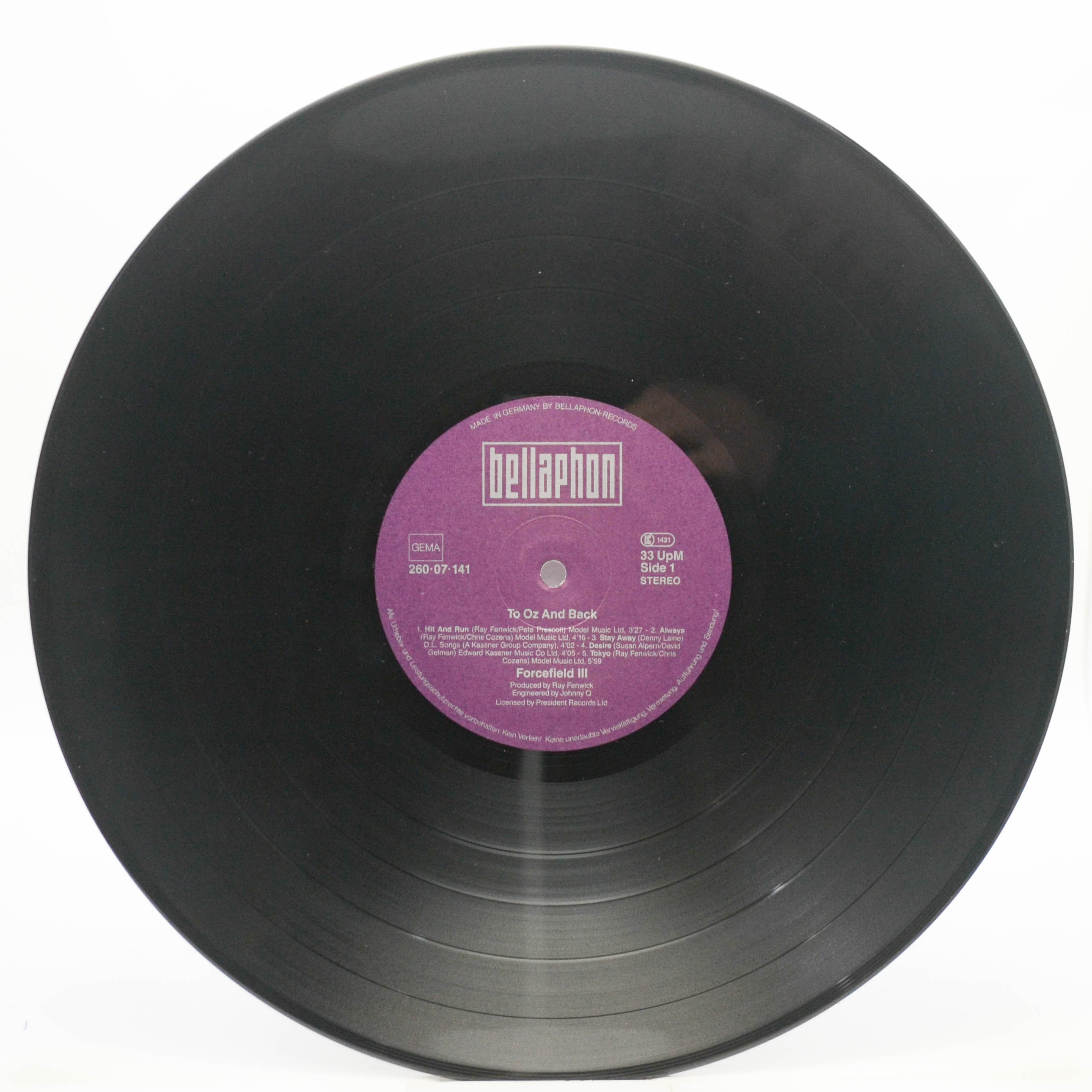 Forcefield — To Oz And Back, 1990