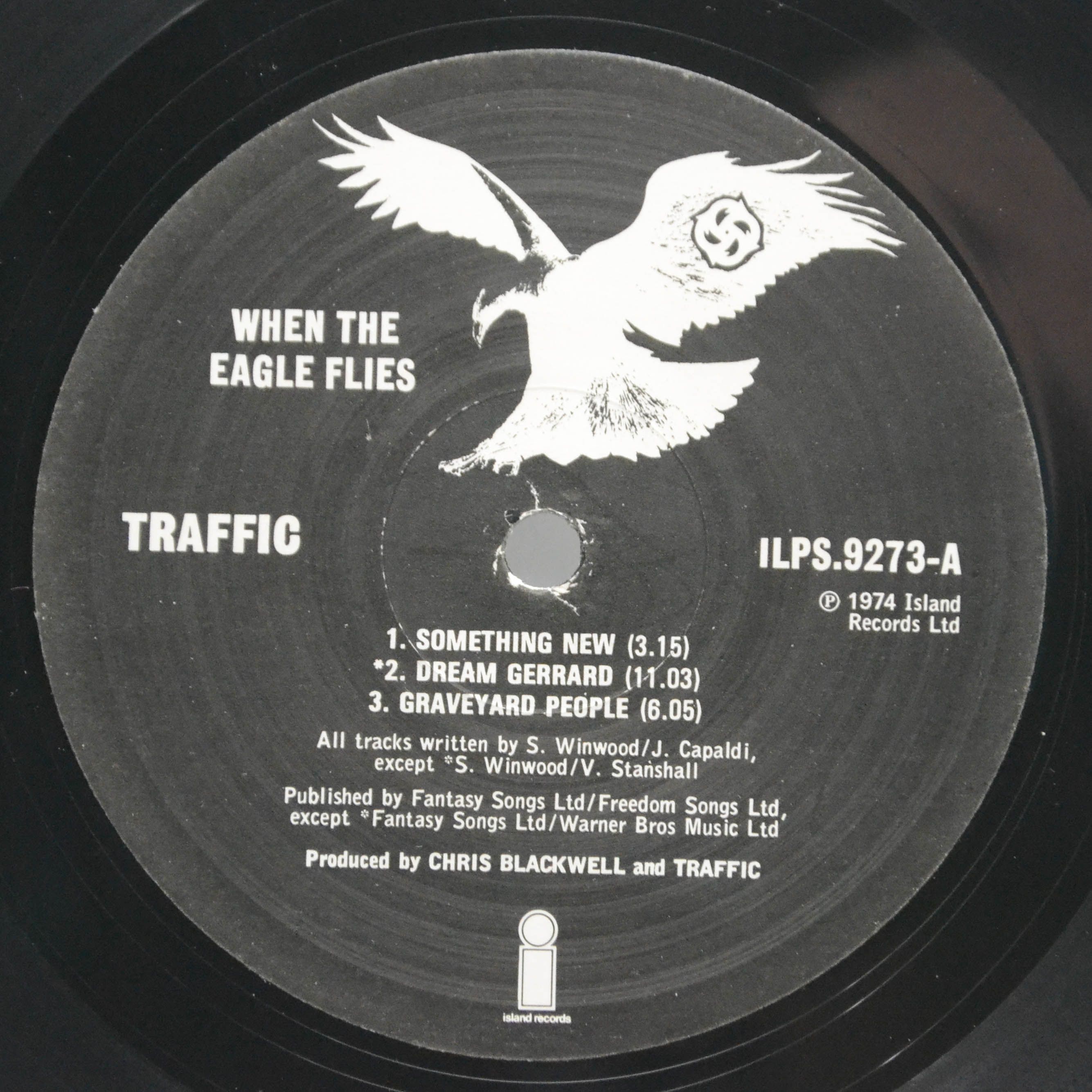 Traffic — When The Eagle Flies (1-st, UK), 1974