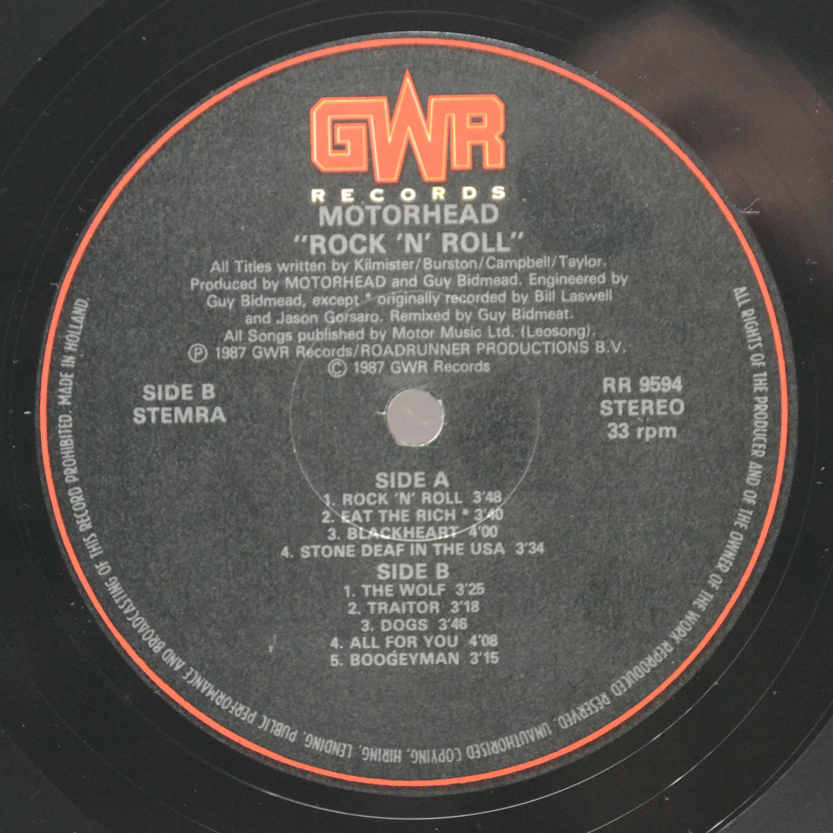 Motörhead — Rock 'N' Roll, 1987