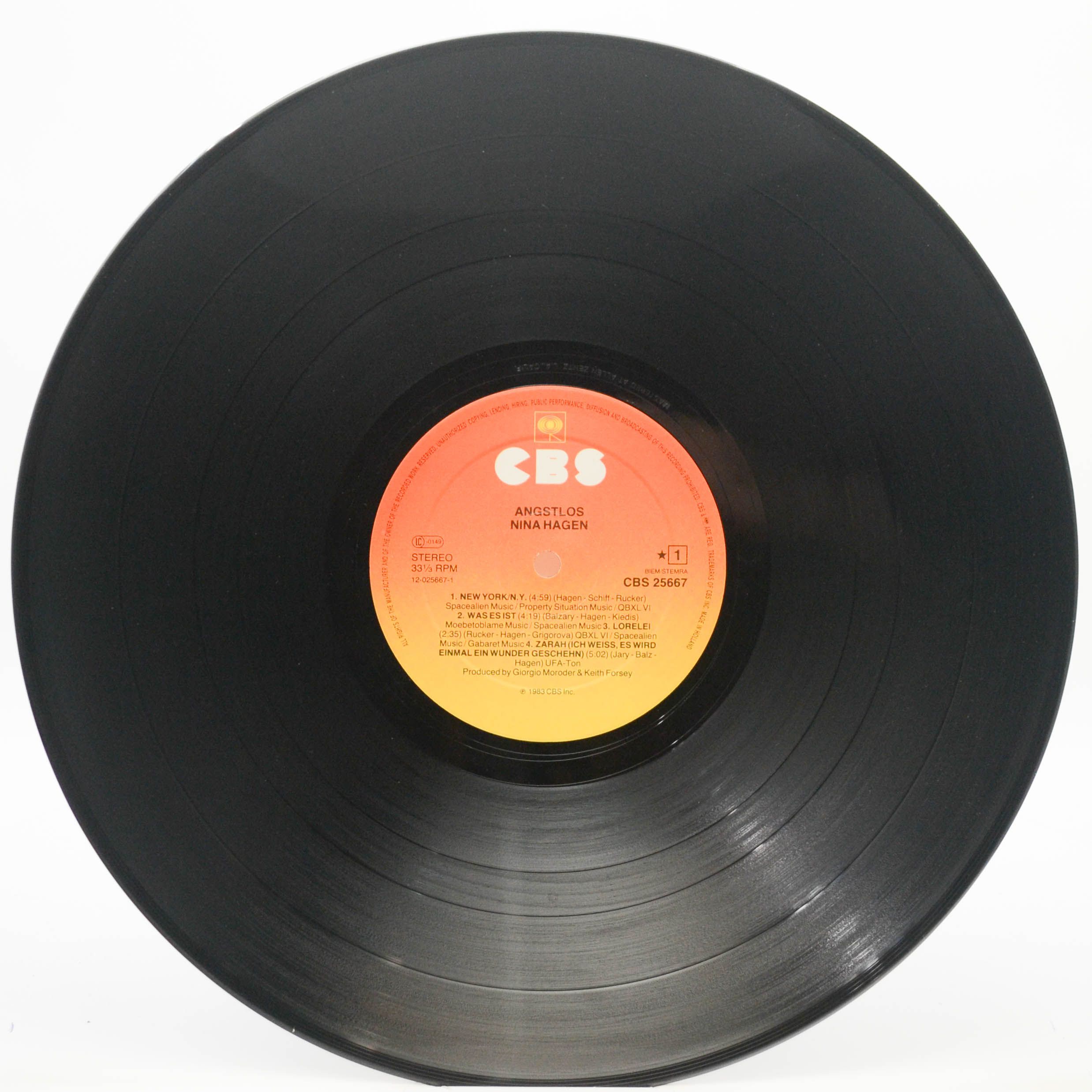 Nina Hagen — Angstlos, 1983