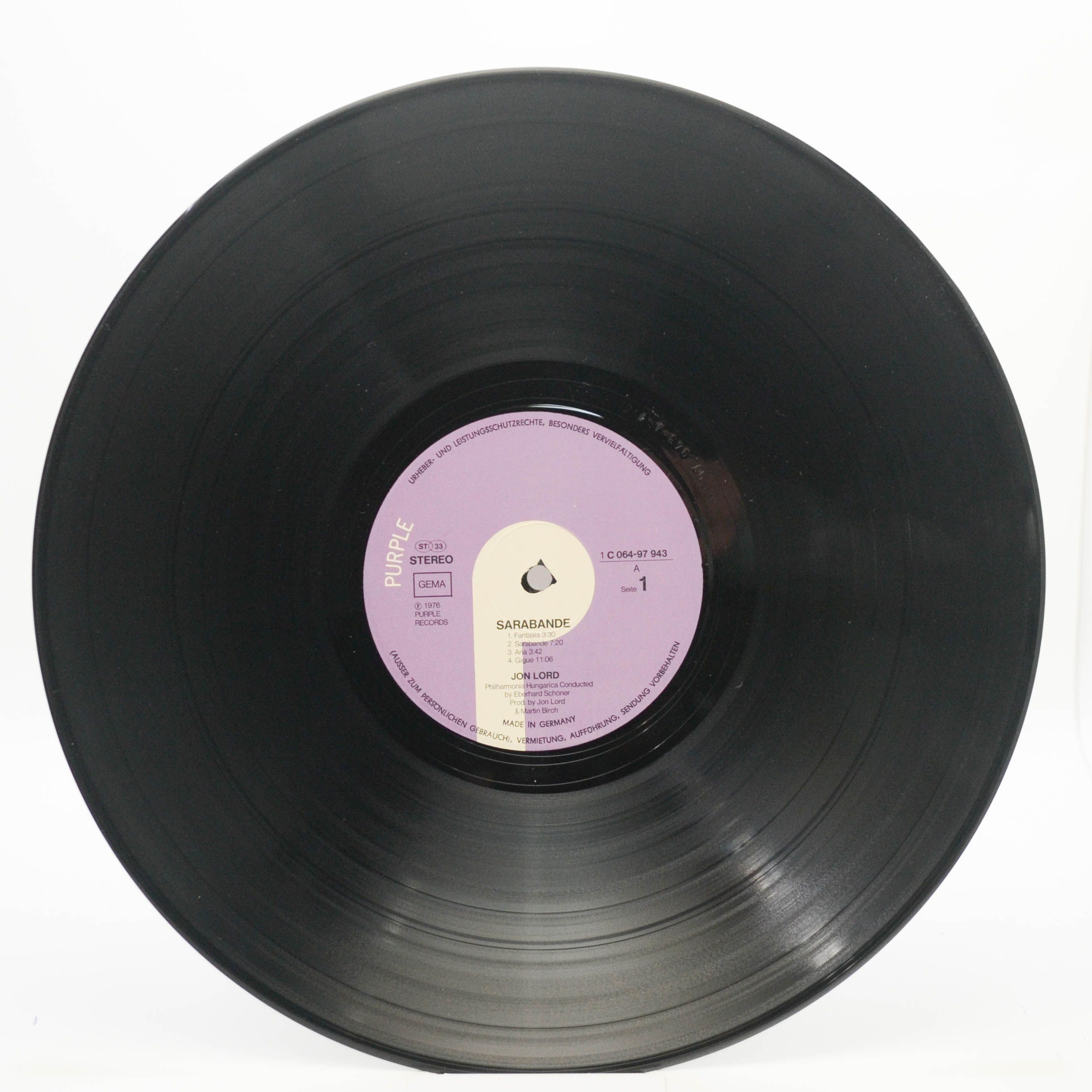 Jon Lord — Sarabande, 1976