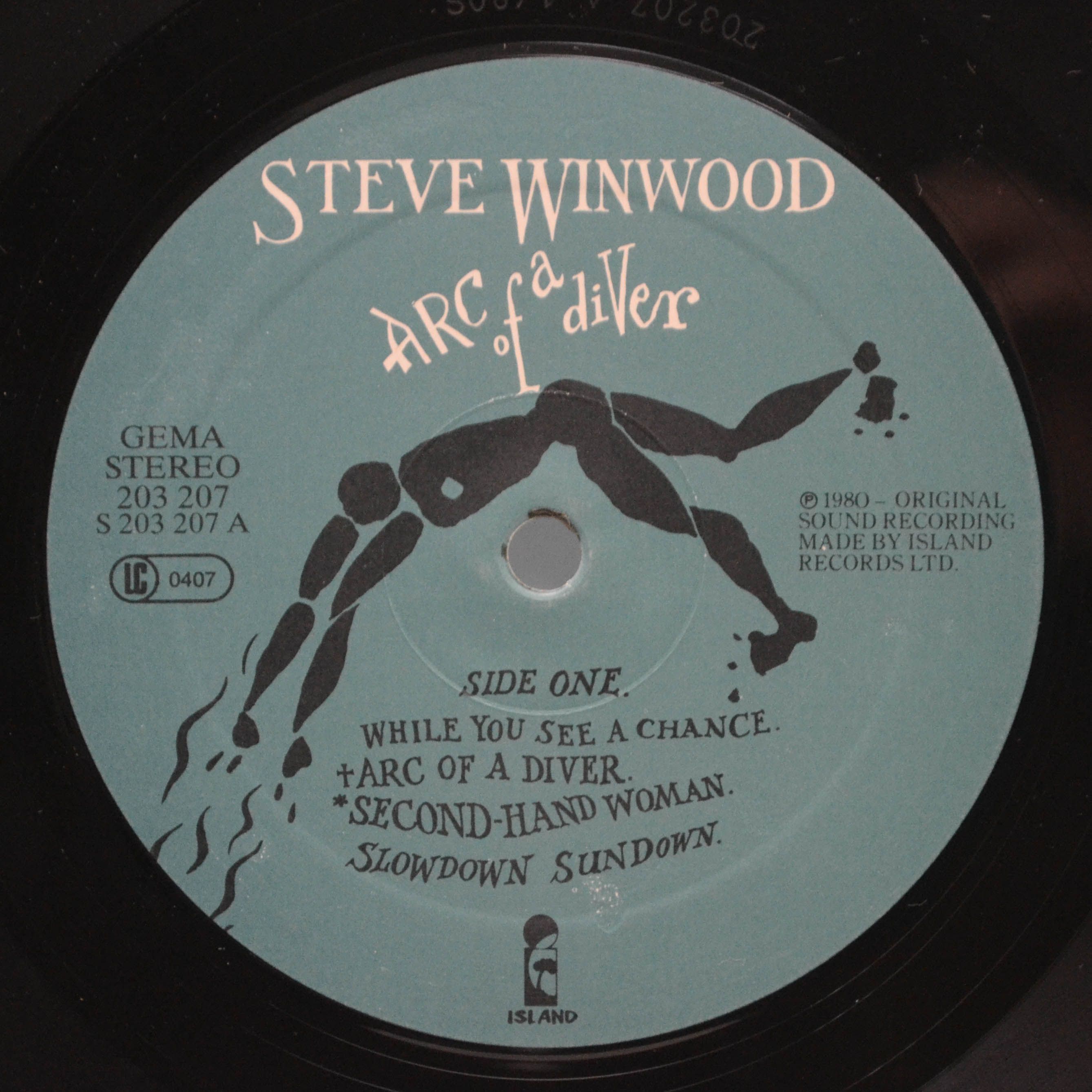 Steve Winwood — Arc Of A Diver, 1980
