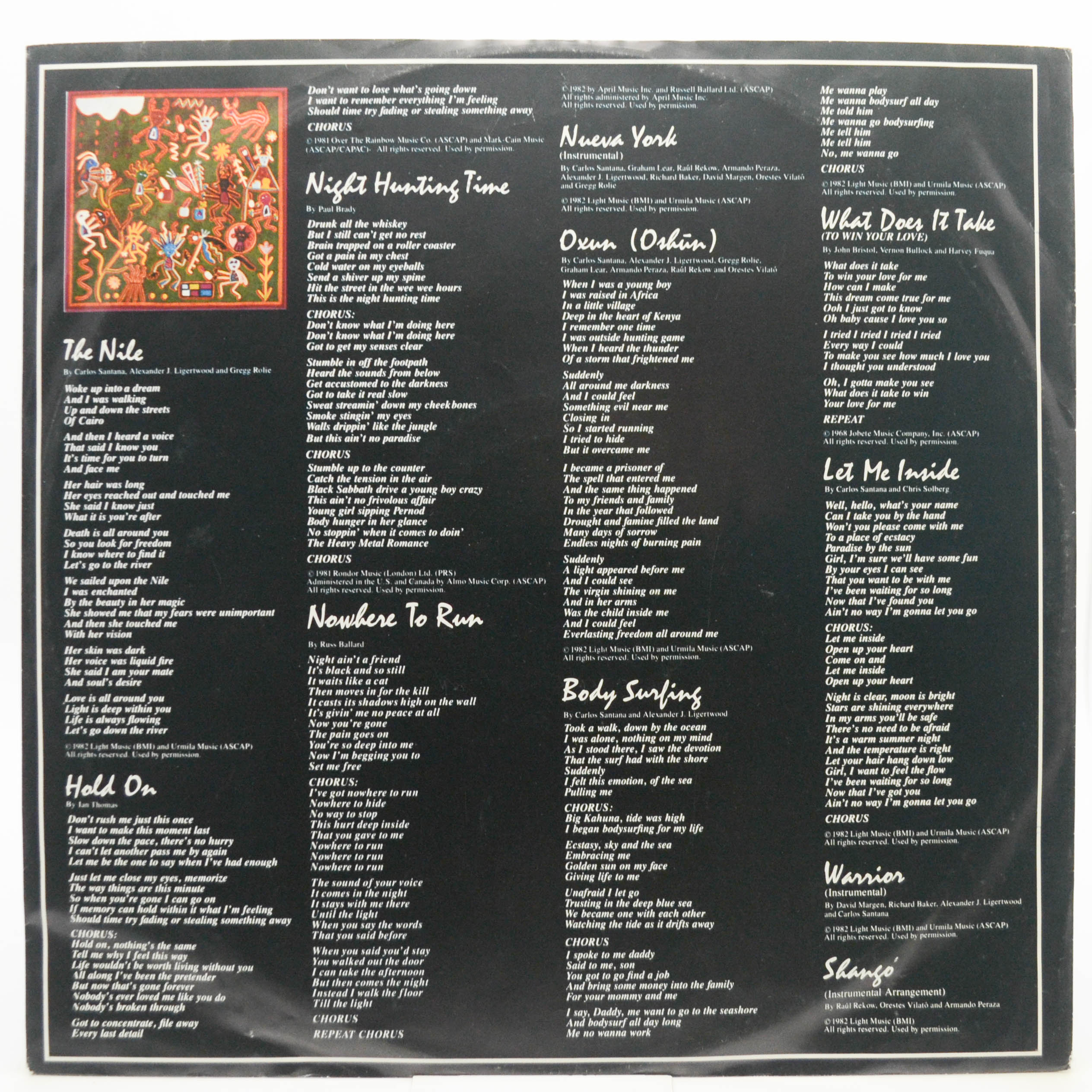 Santana — Shango, 1982