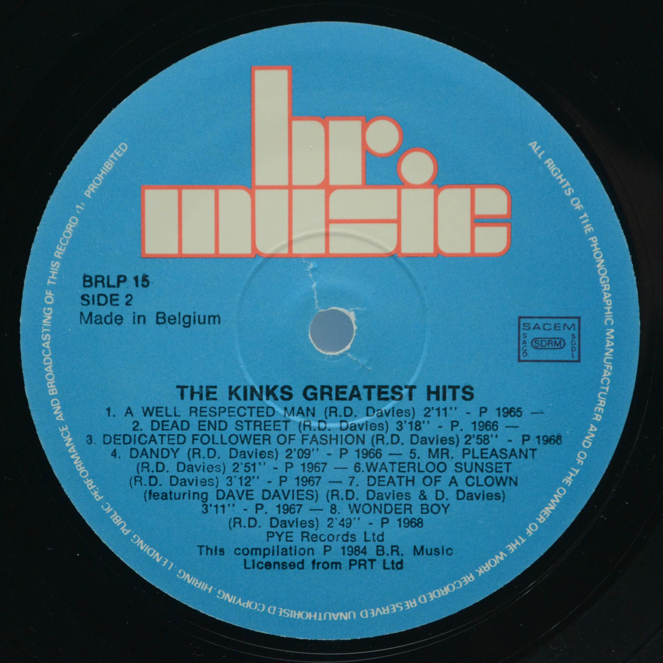 Kinks — Greatest Hits, 1985