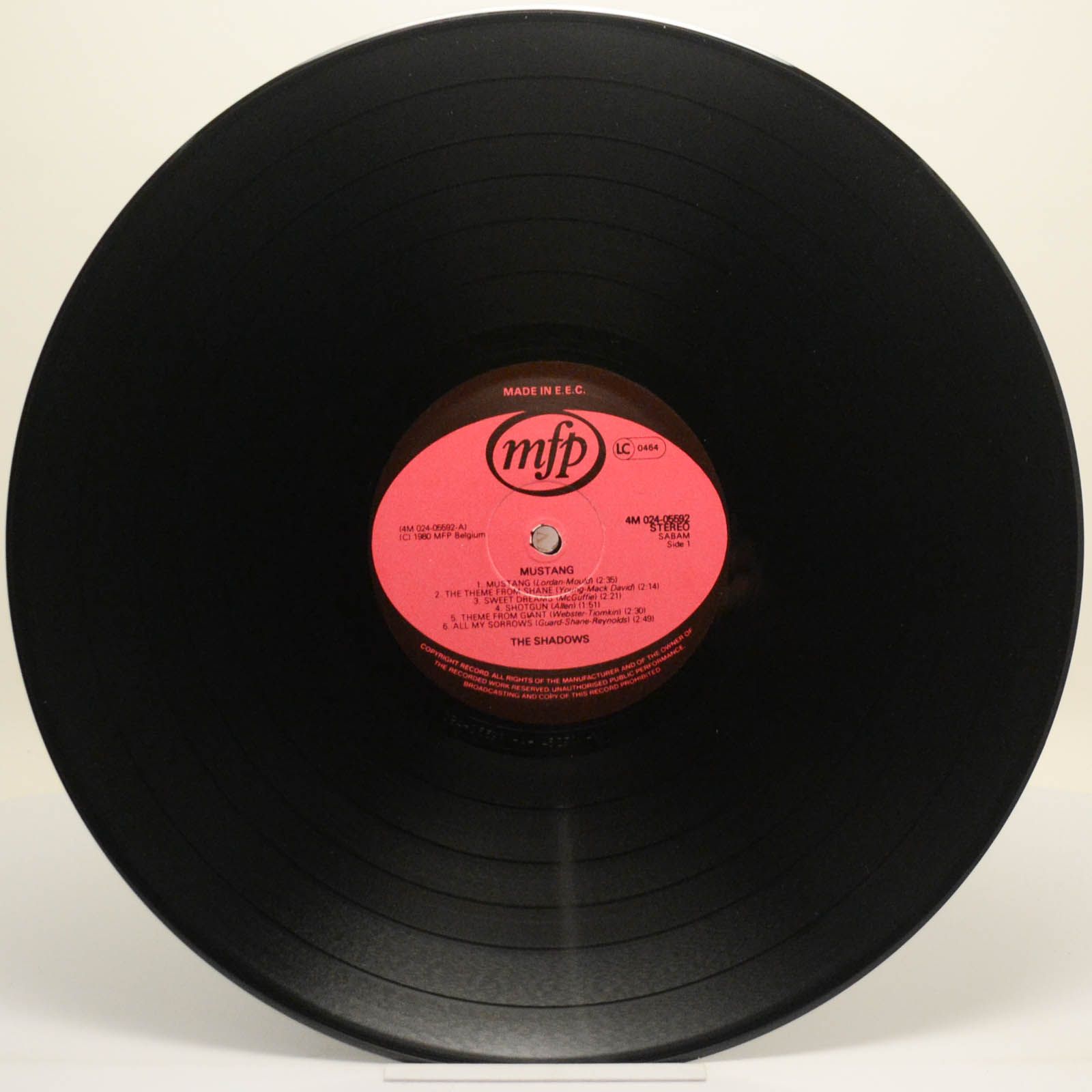 The Shadows — Mustang - Best Of, 1972