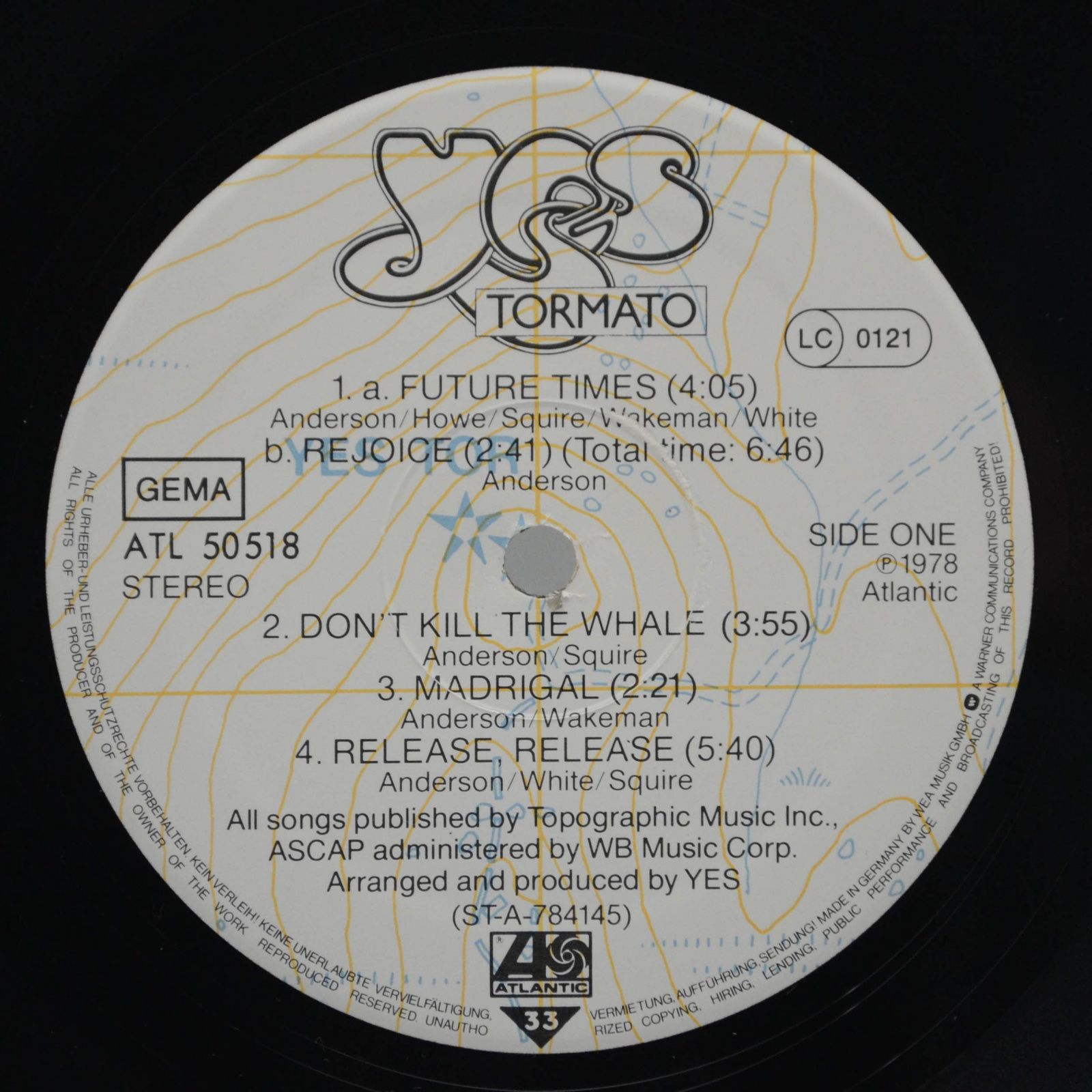 Yes — Tormato, 1978