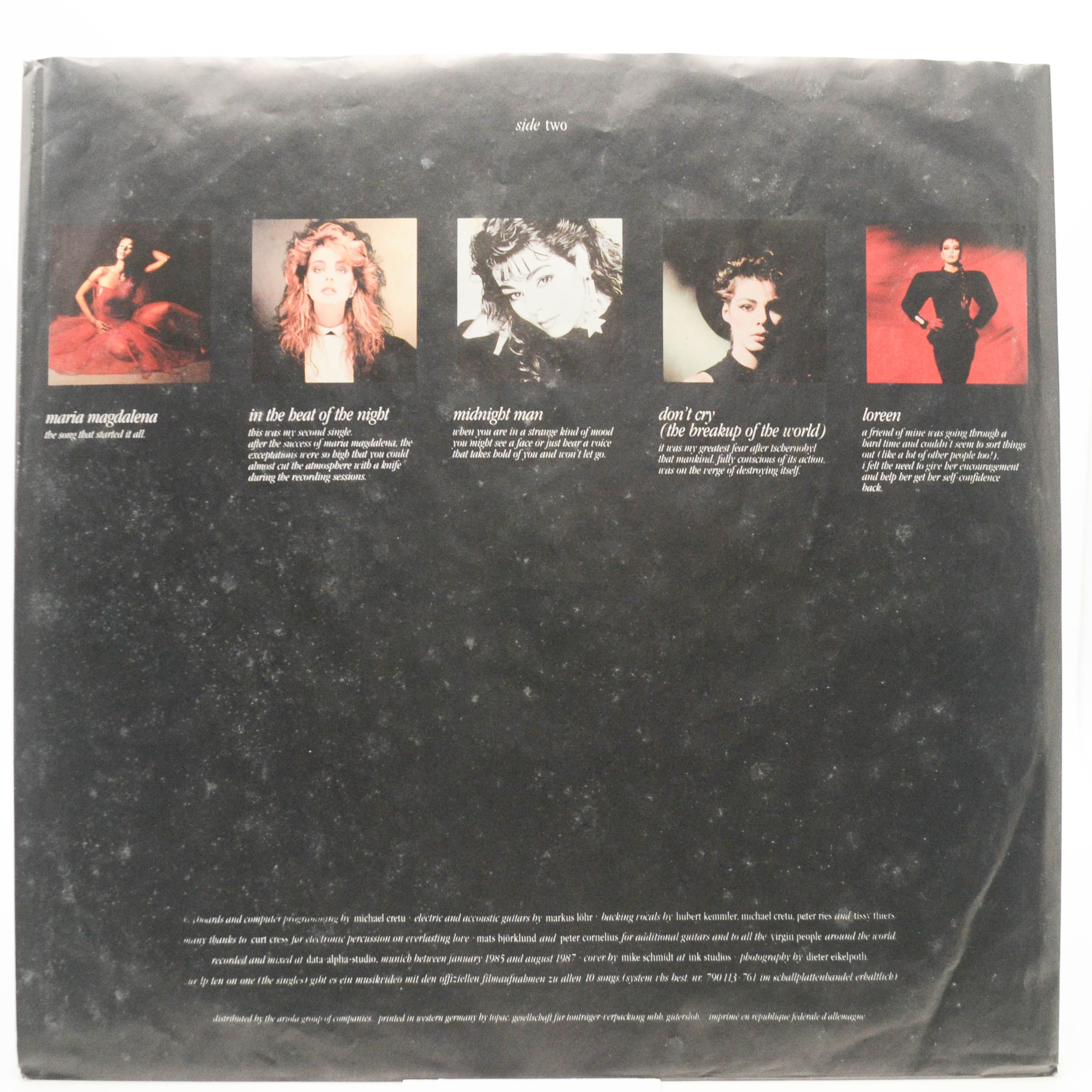 Sandra — Ten On One (The Singles), 1987