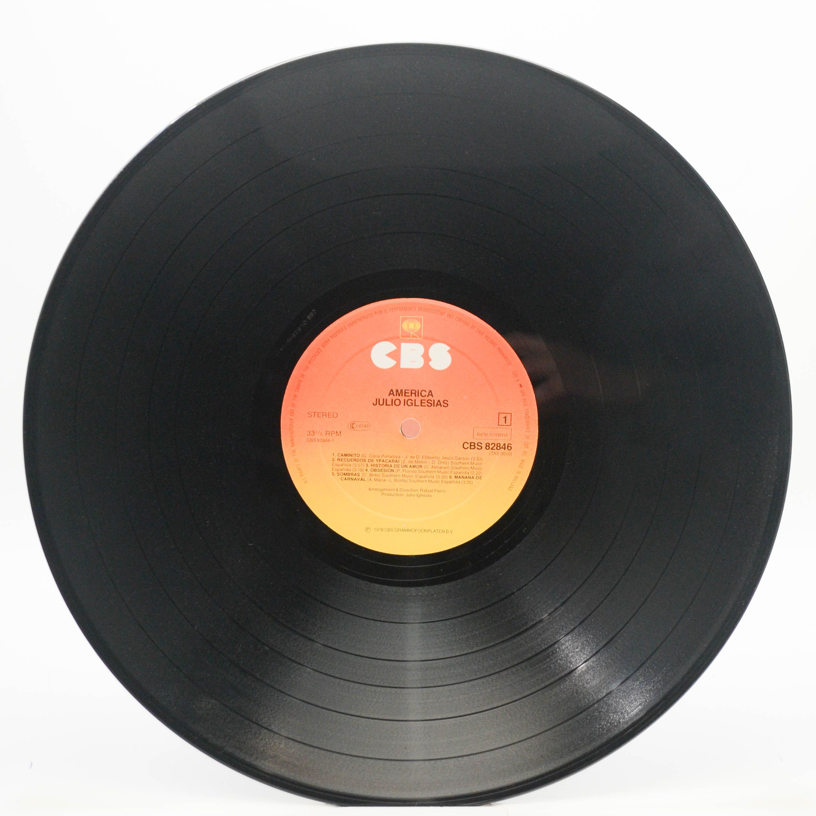 Julio Iglesias — America, 1978