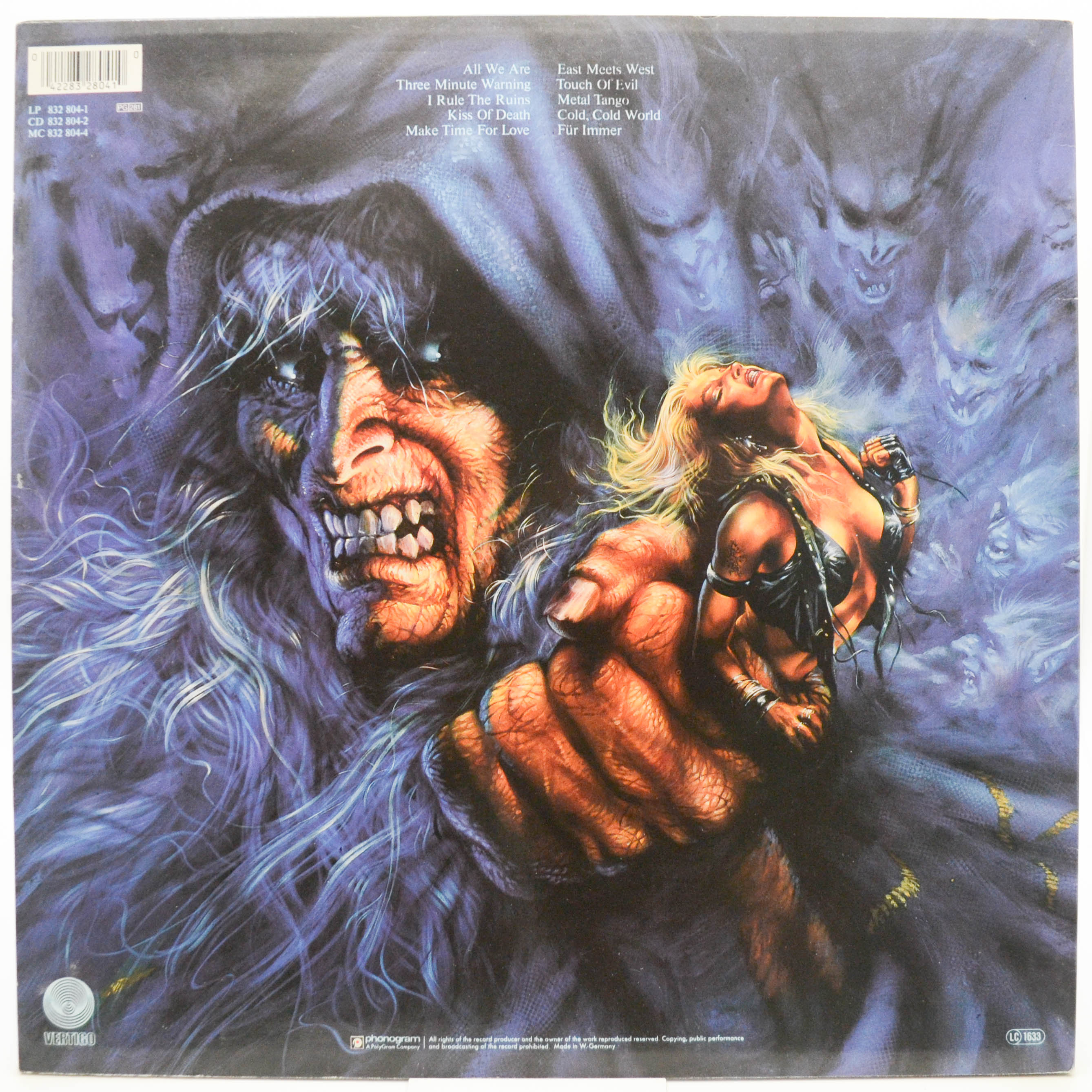 Warlock — Triumph And Agony, 1987