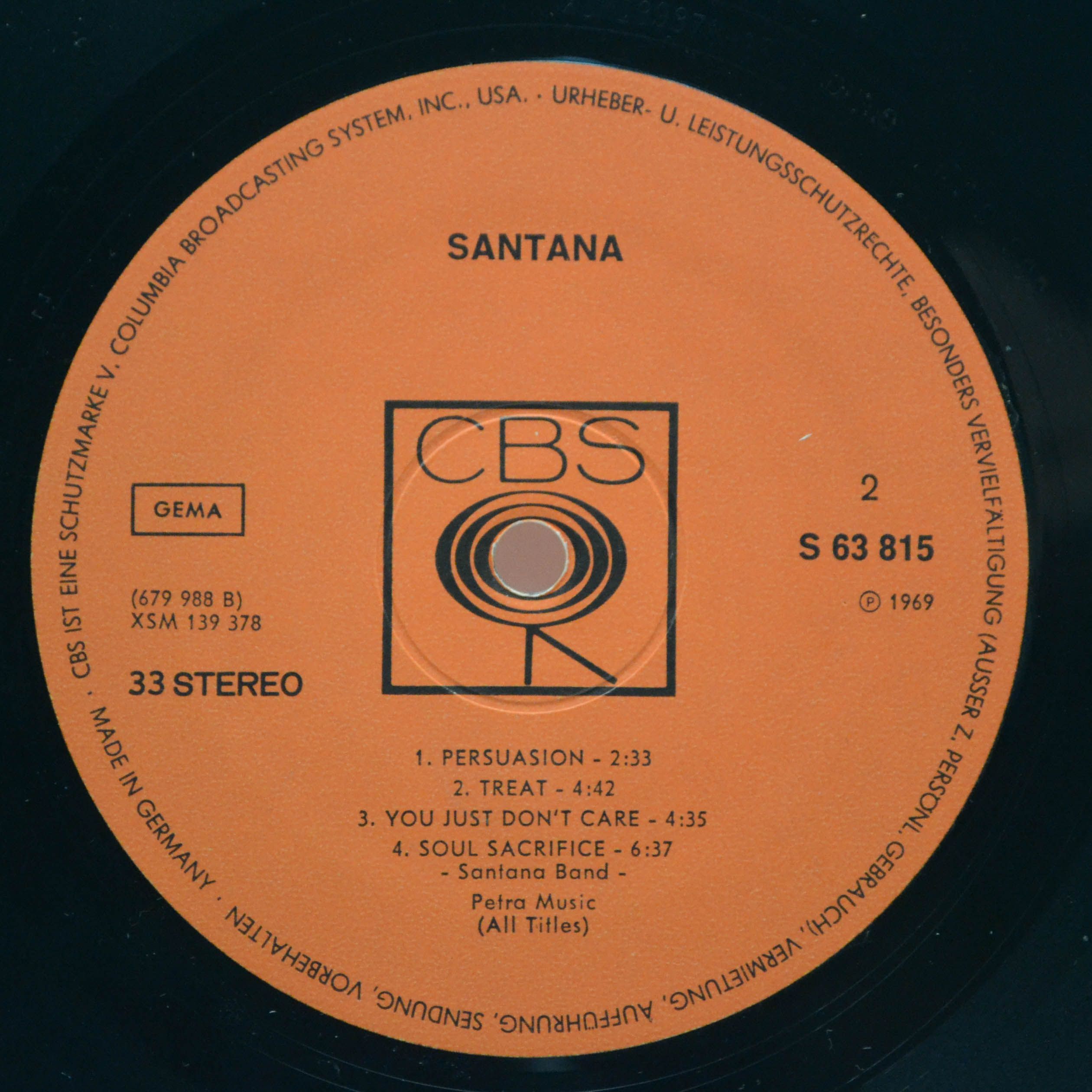 Santana — Santana, 1969