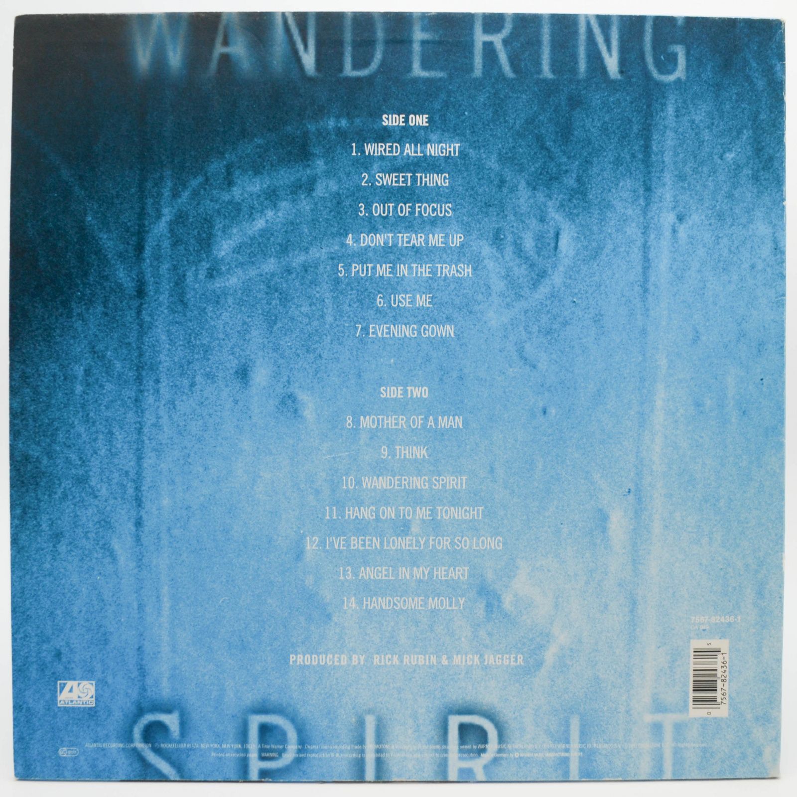 Mick Jagger — Wandering Spirit, 1993