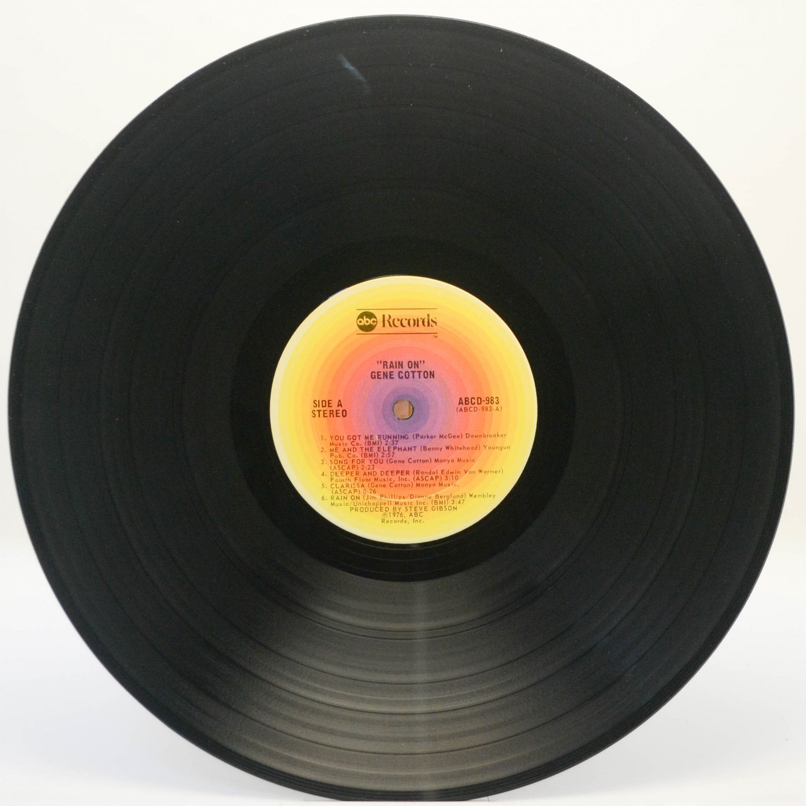 Gene Cotton — Rain On (USA), 1976