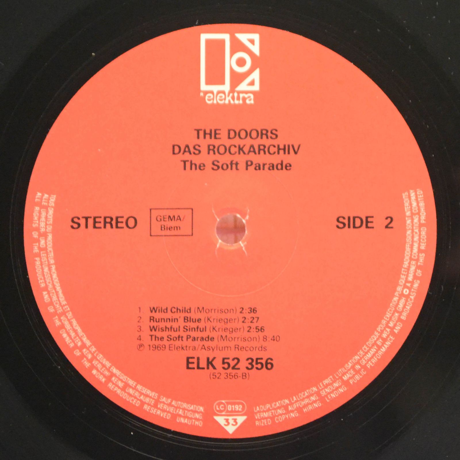 Doors — The Soft Parade, 1984