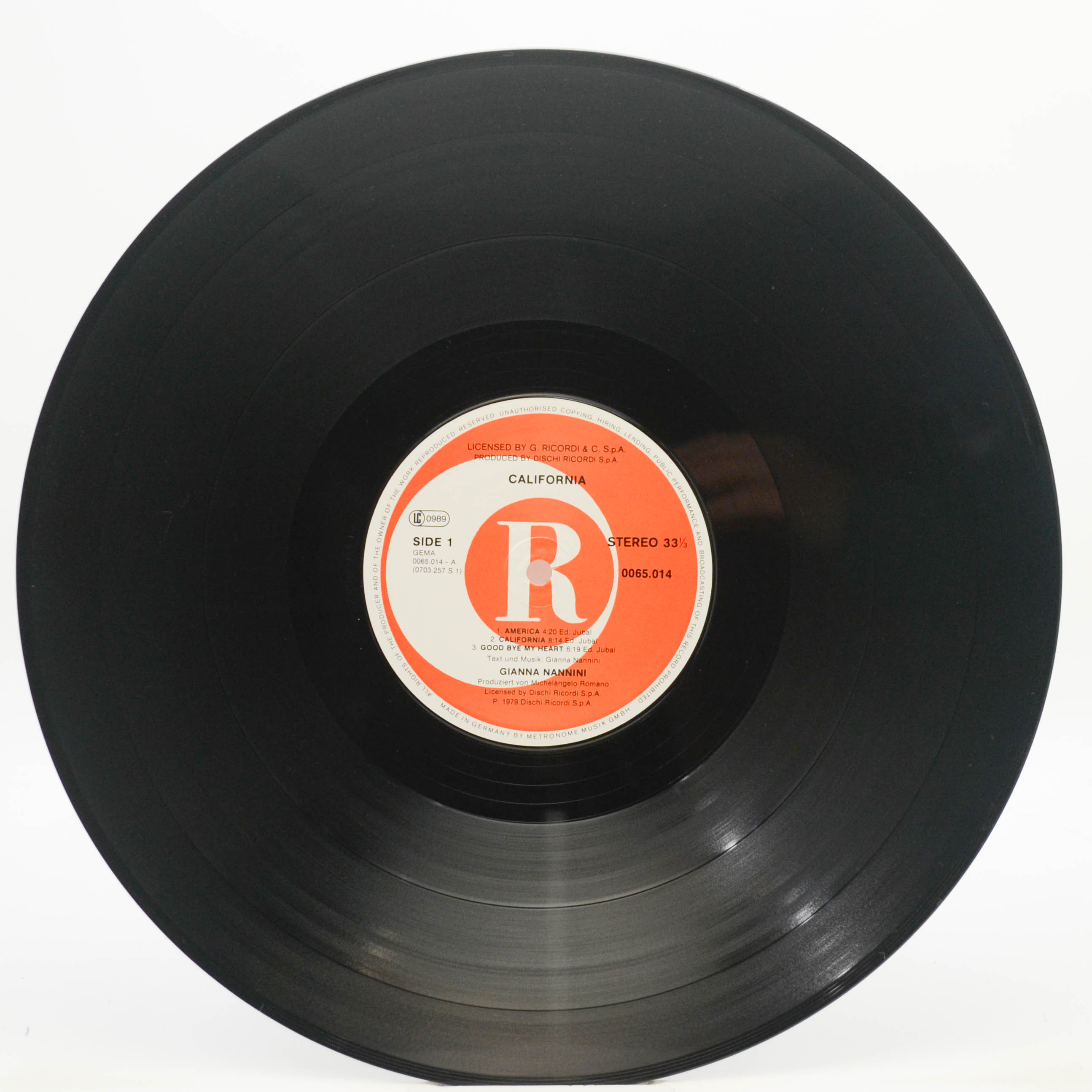 Gianna Nannini — California, 1979