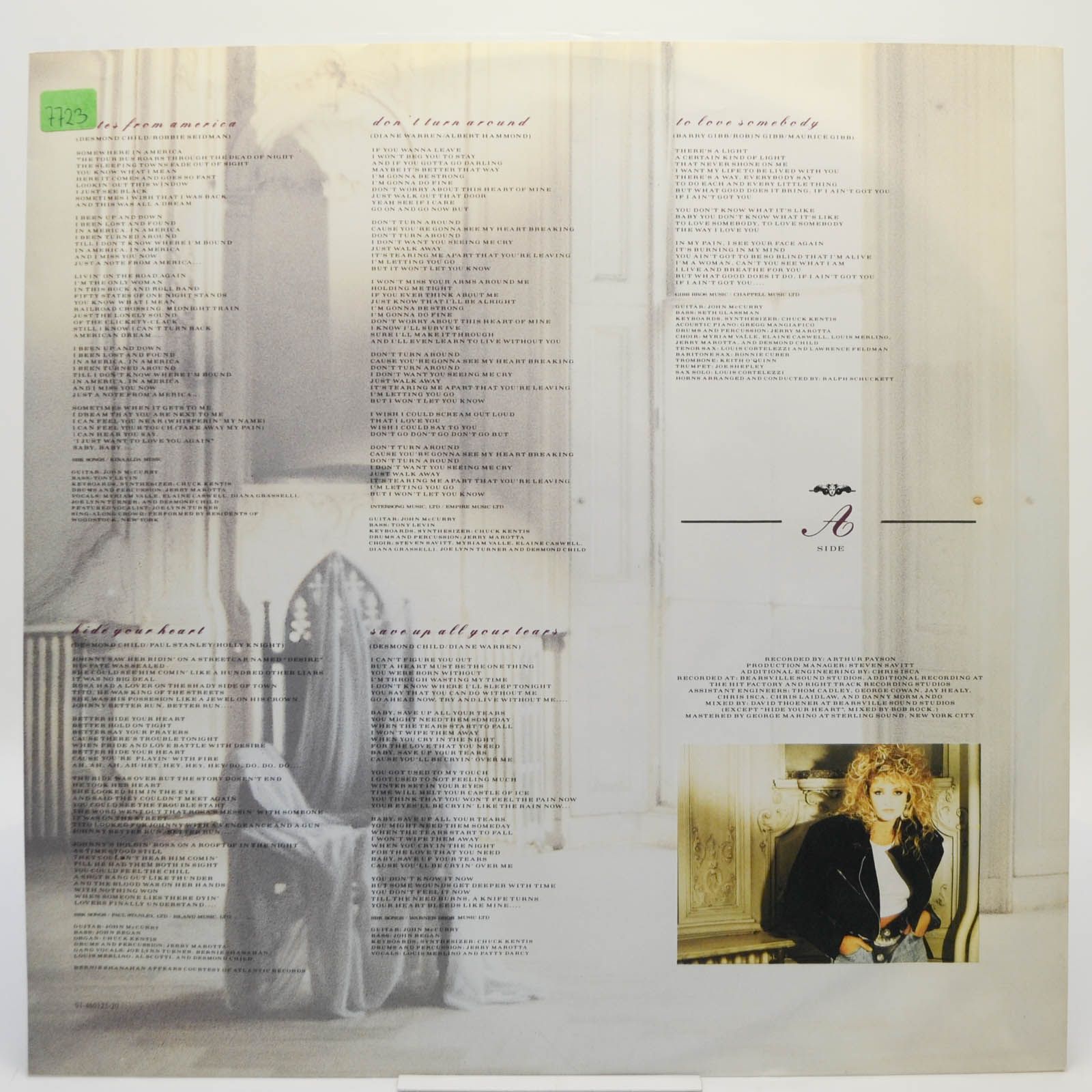 Bonnie Tyler — Hide Your Heart, 1988