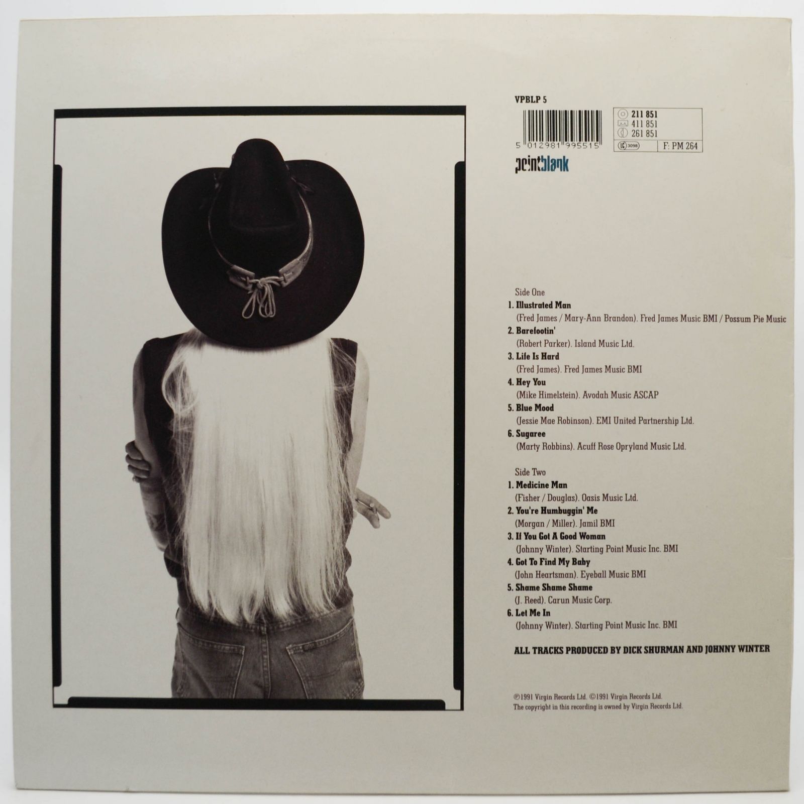 Johnny Winter — Let Me In, 1991