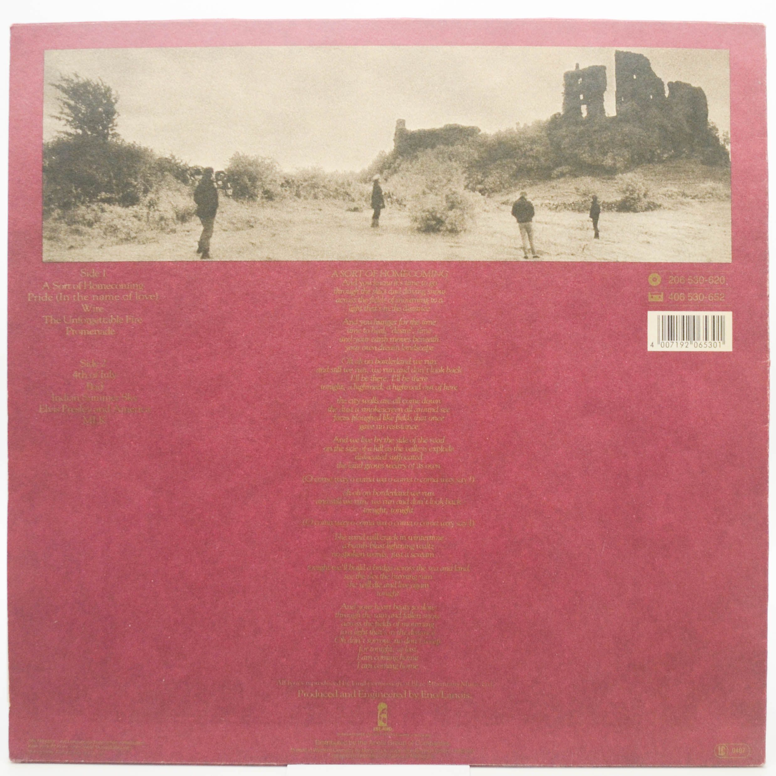 U2 — The Unforgettable Fire, 1984