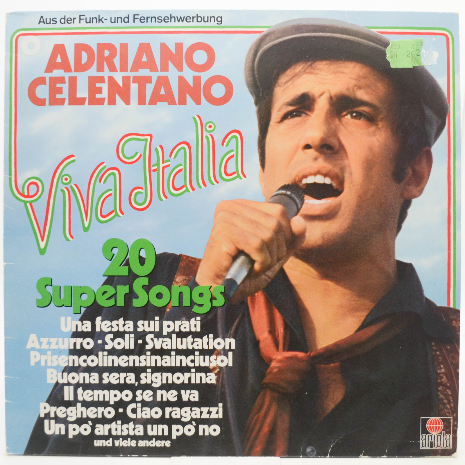 Adriano Celentano — Viva Italia (20 Super Songs), 1980