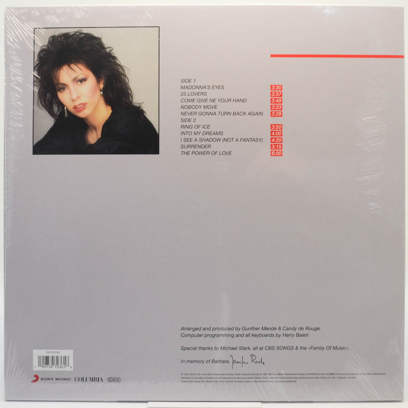 Jennifer Rush — Jennifer Rush, 1984