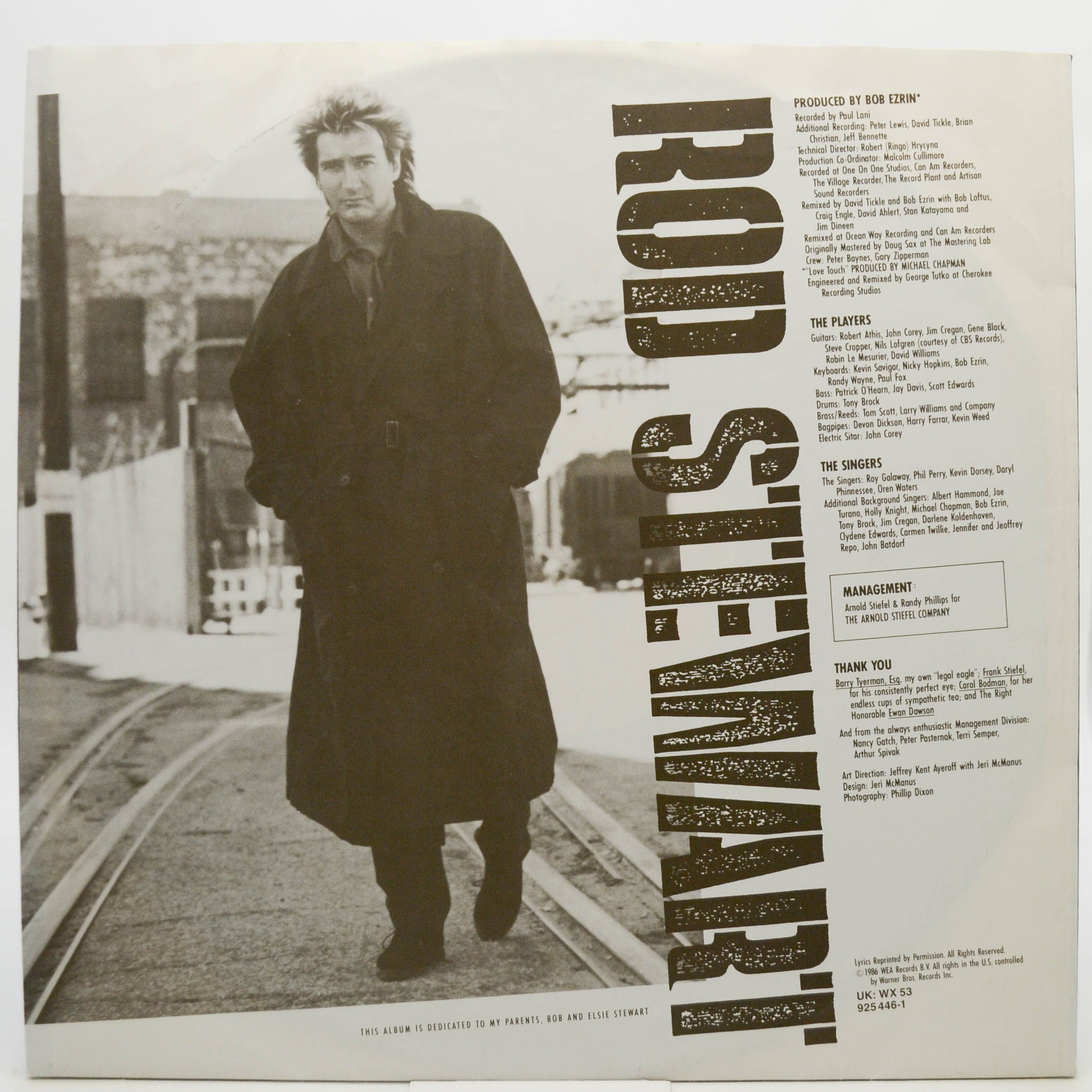 Rod Stewart — Every Beat Of My Heart, 1986