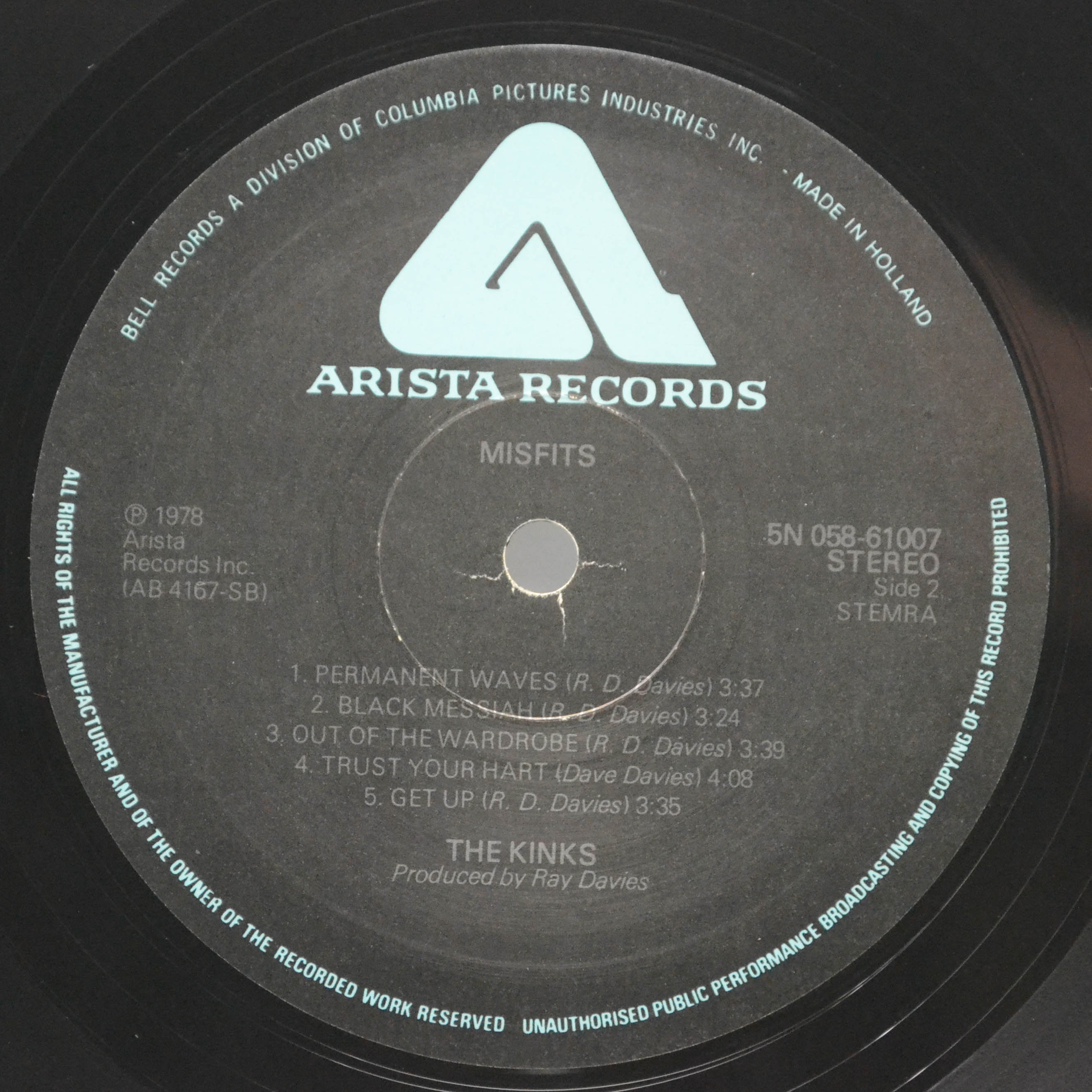 Kinks — Misfits, 1978