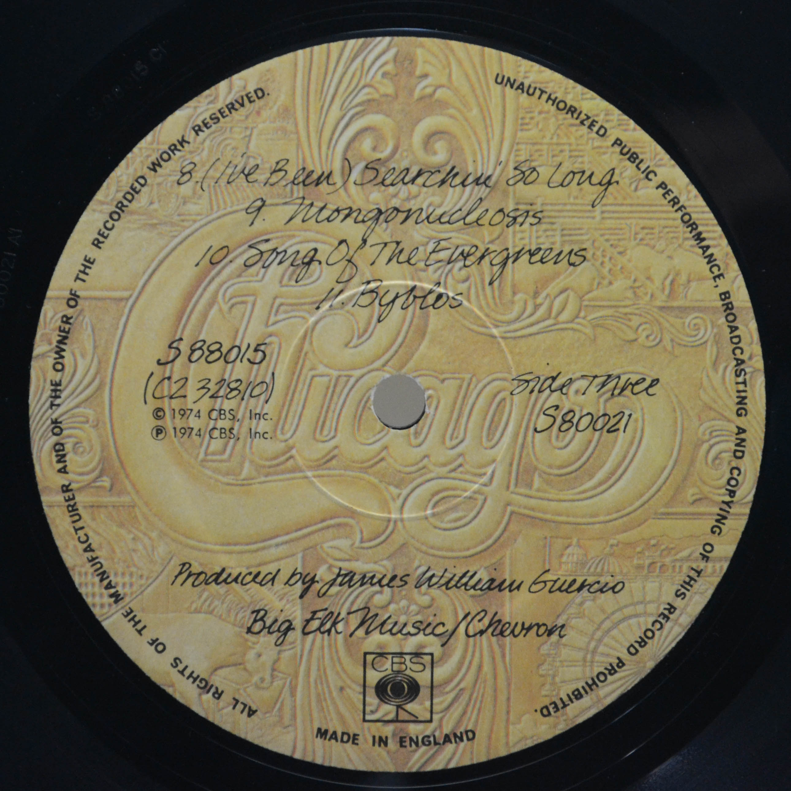 Chicago — Chicago VII (2LP, UK), 1974