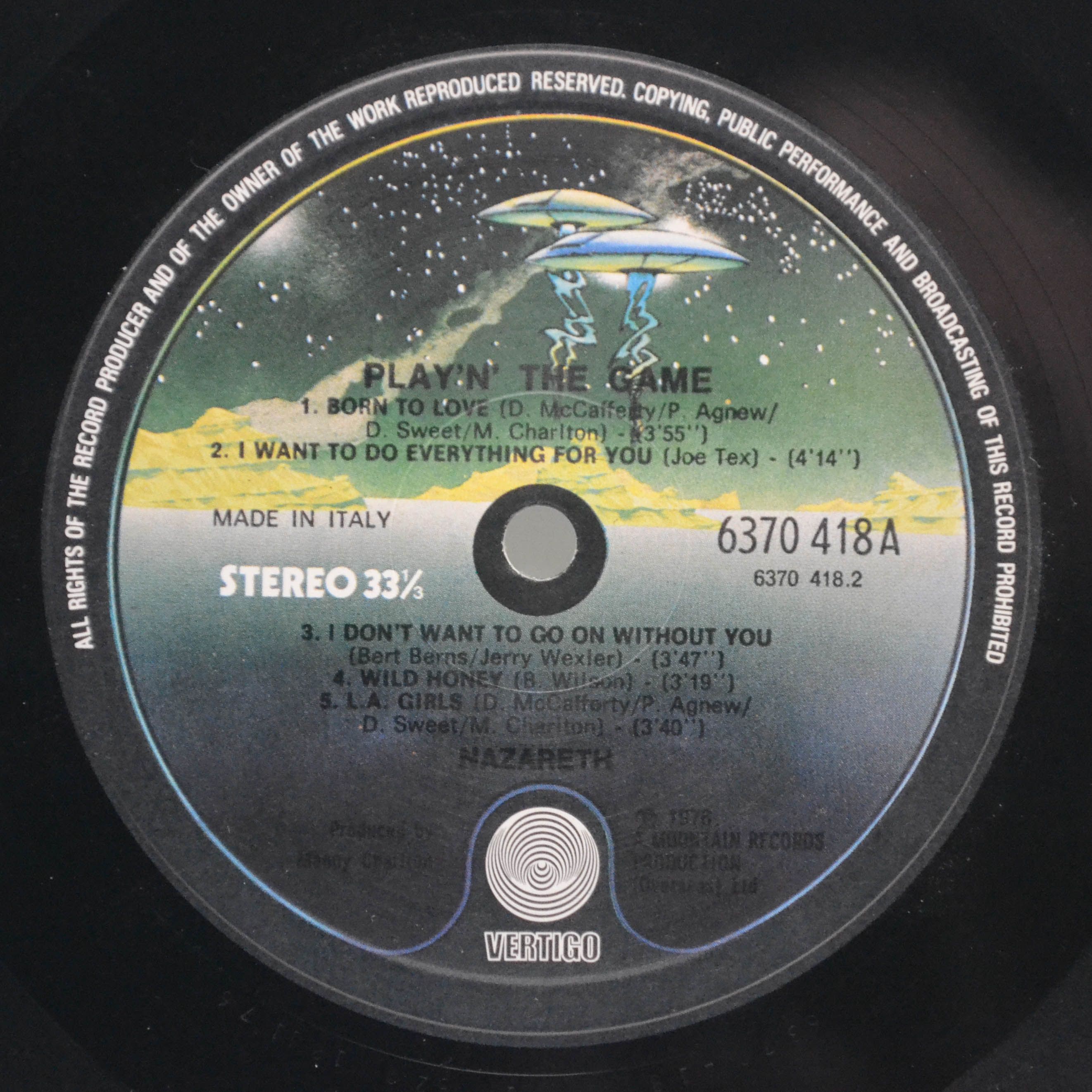 Nazareth — Play'n' The Game, 1976