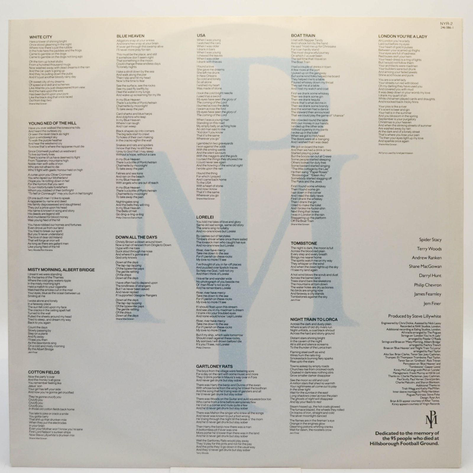 Pogues — Peace And Love, 1989