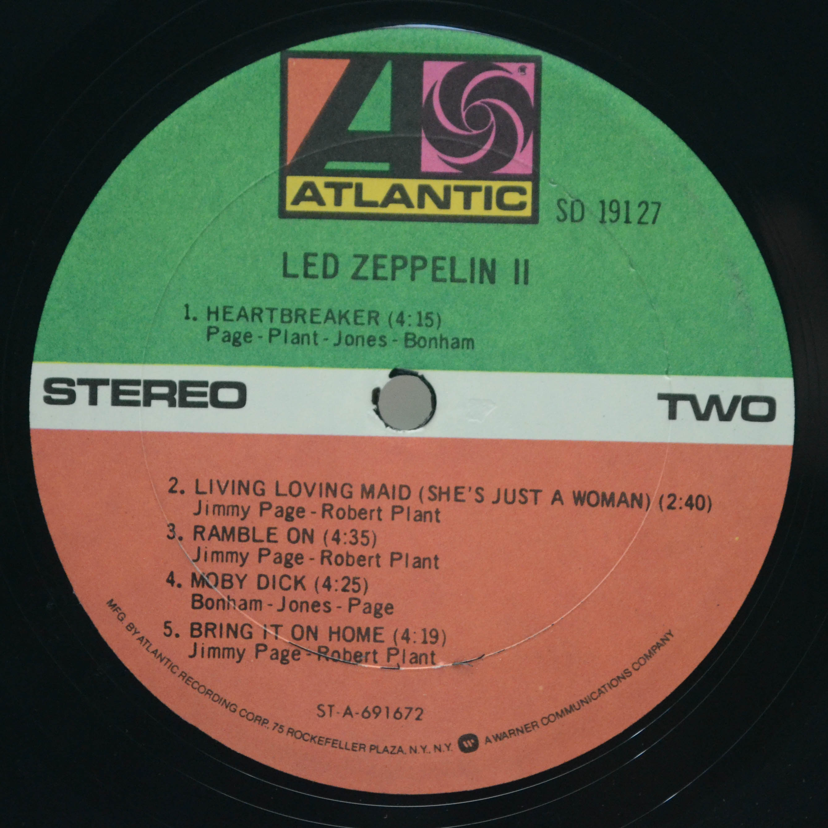 Led Zeppelin — Led Zeppelin II (USA), 1969