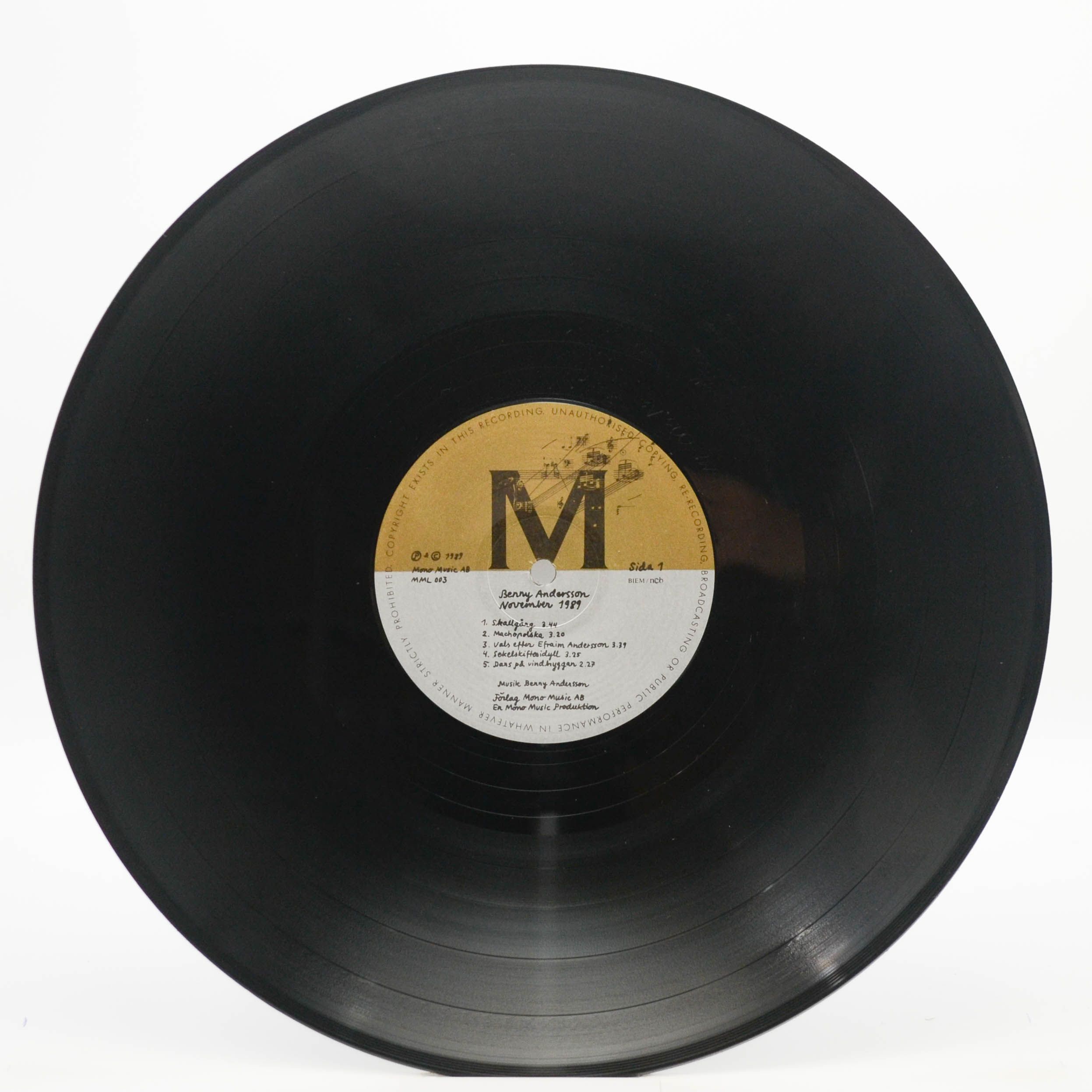 Benny Andersson — November 1989 (1-st, Sweden), 1989